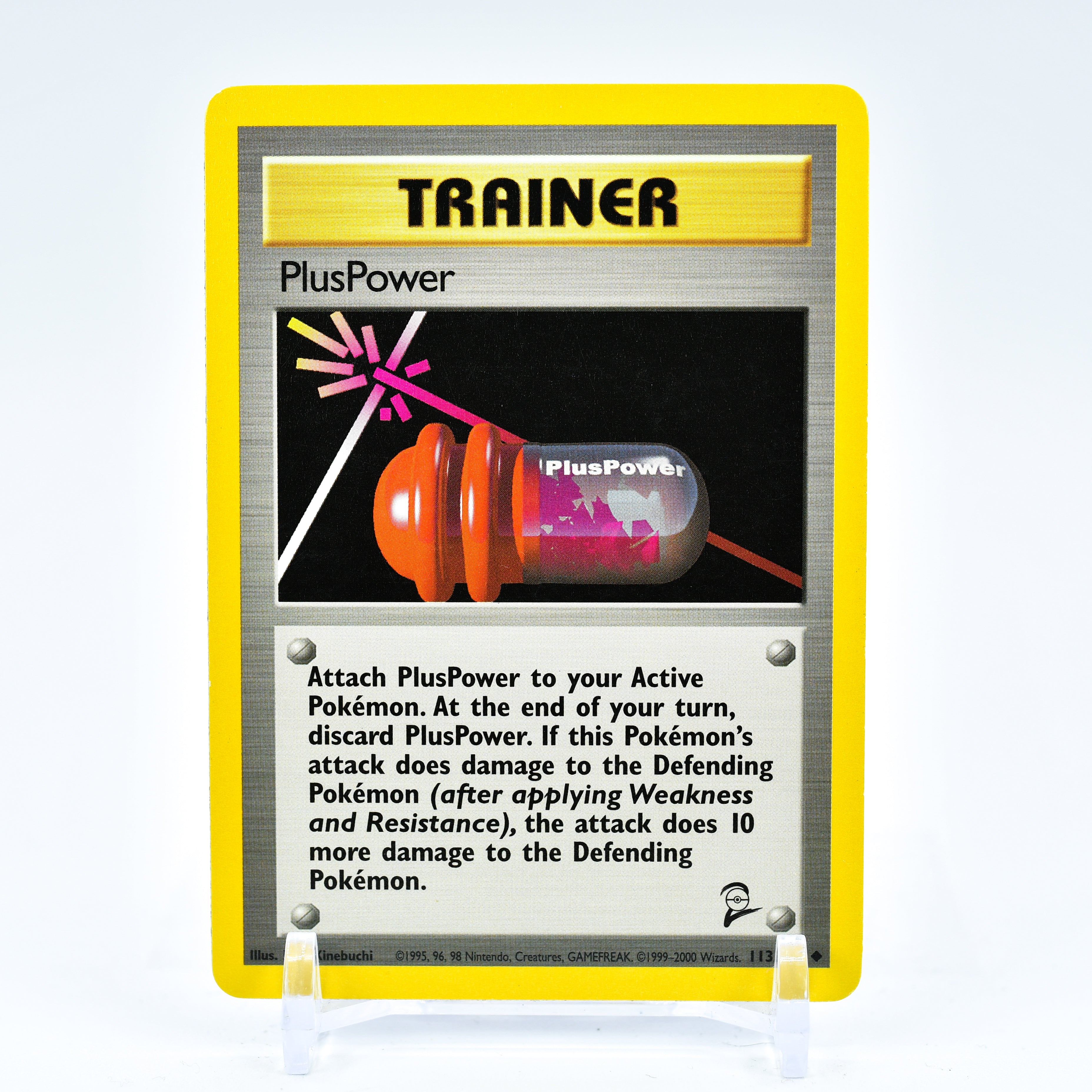 Plus Power - 113/130 Base Set 2 Uncommon Trainer - NM