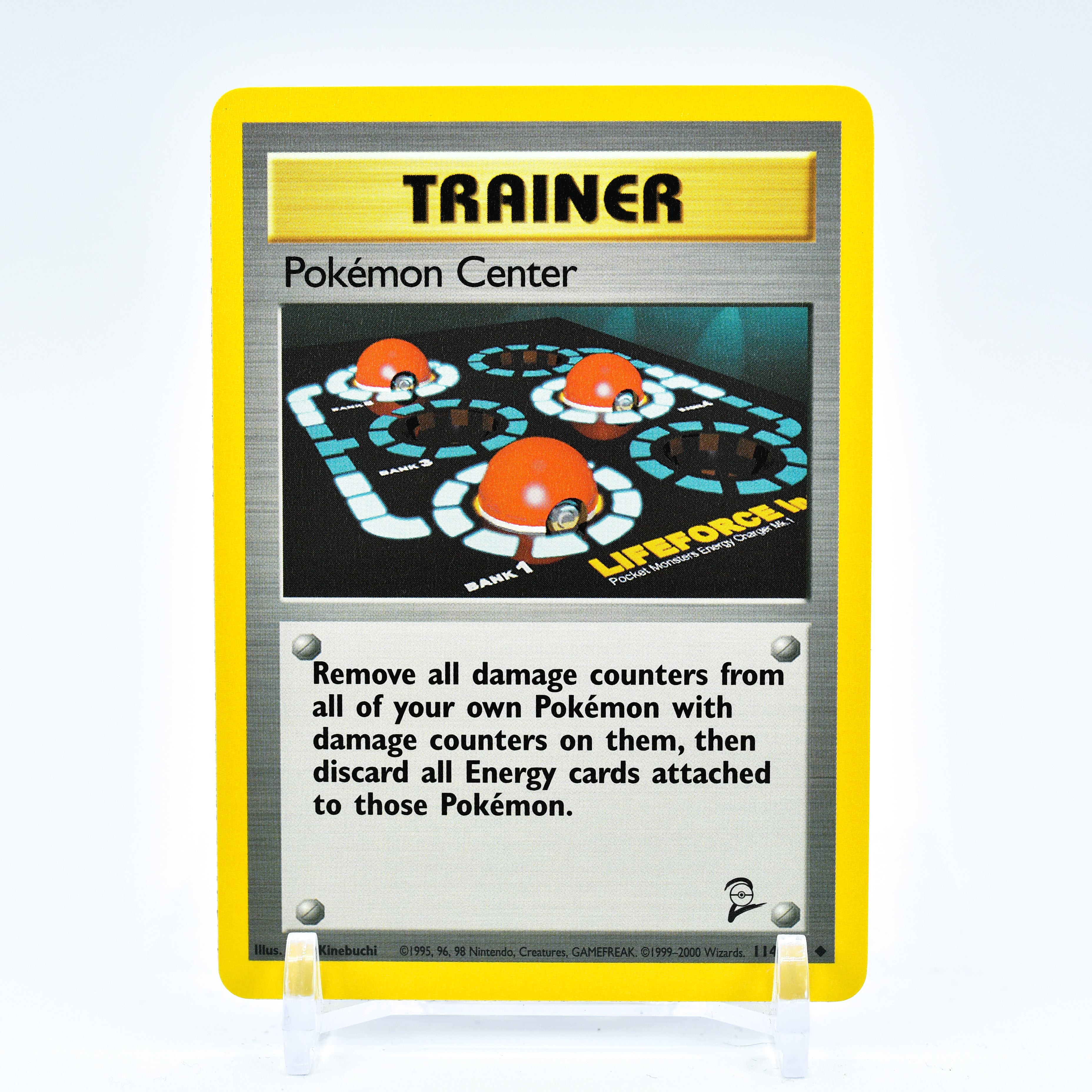 Pokemon Center - 114/130 Base Set 2 Uncommon Trainer - NM