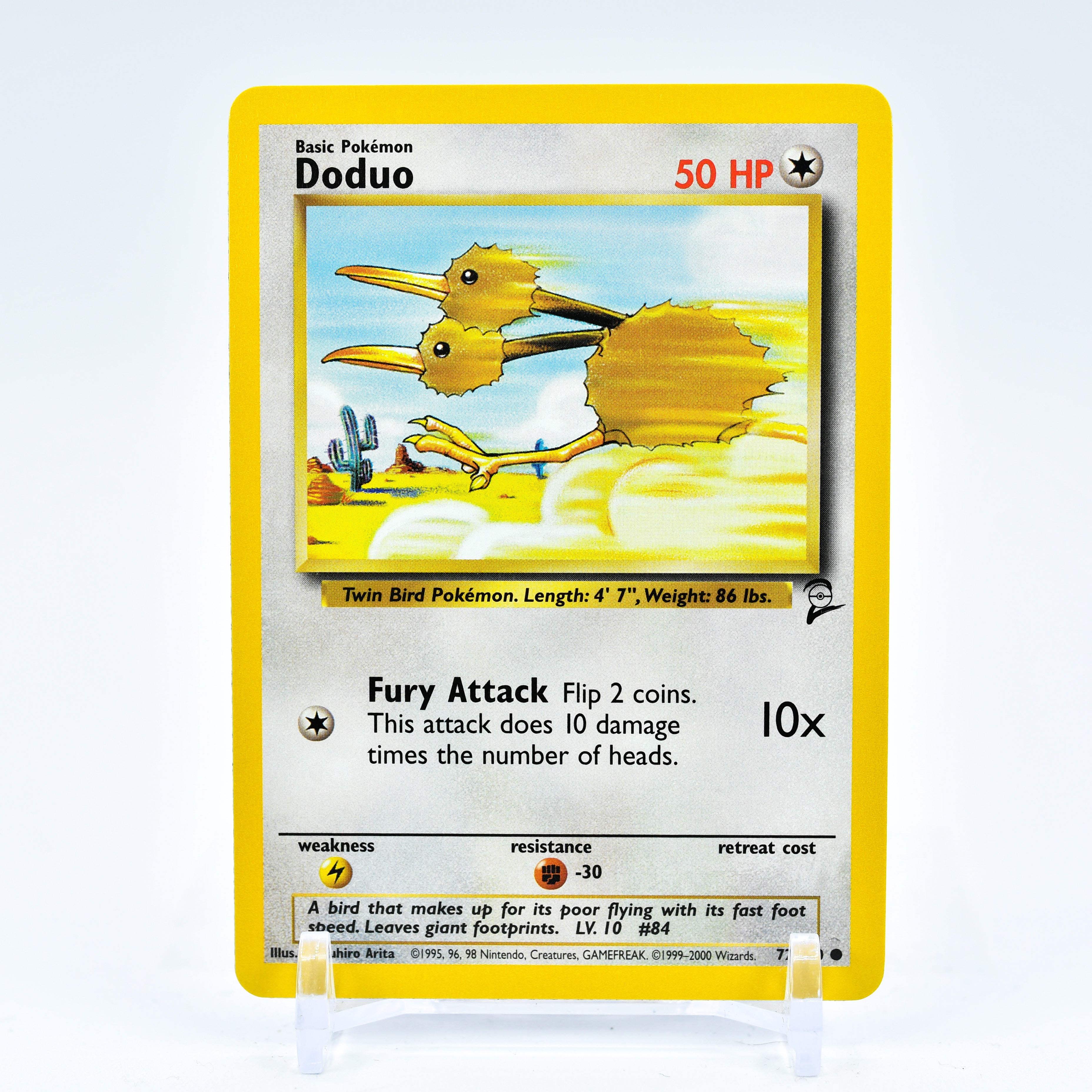 Doduo - 72/130 Base Set 2 Common Pokemon - NM