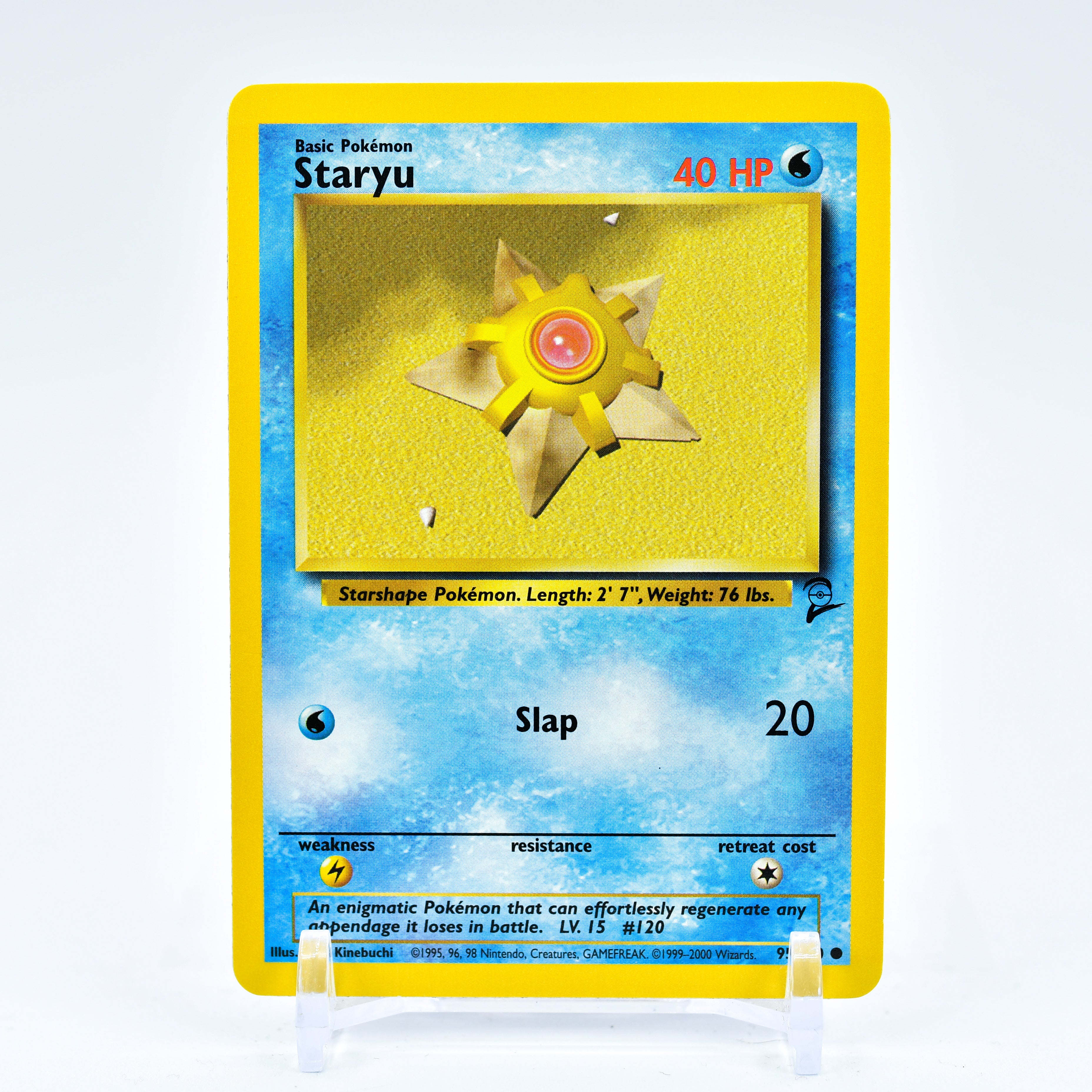 Staryu - 95/130 Base Set 2 Common Pokemon - NM