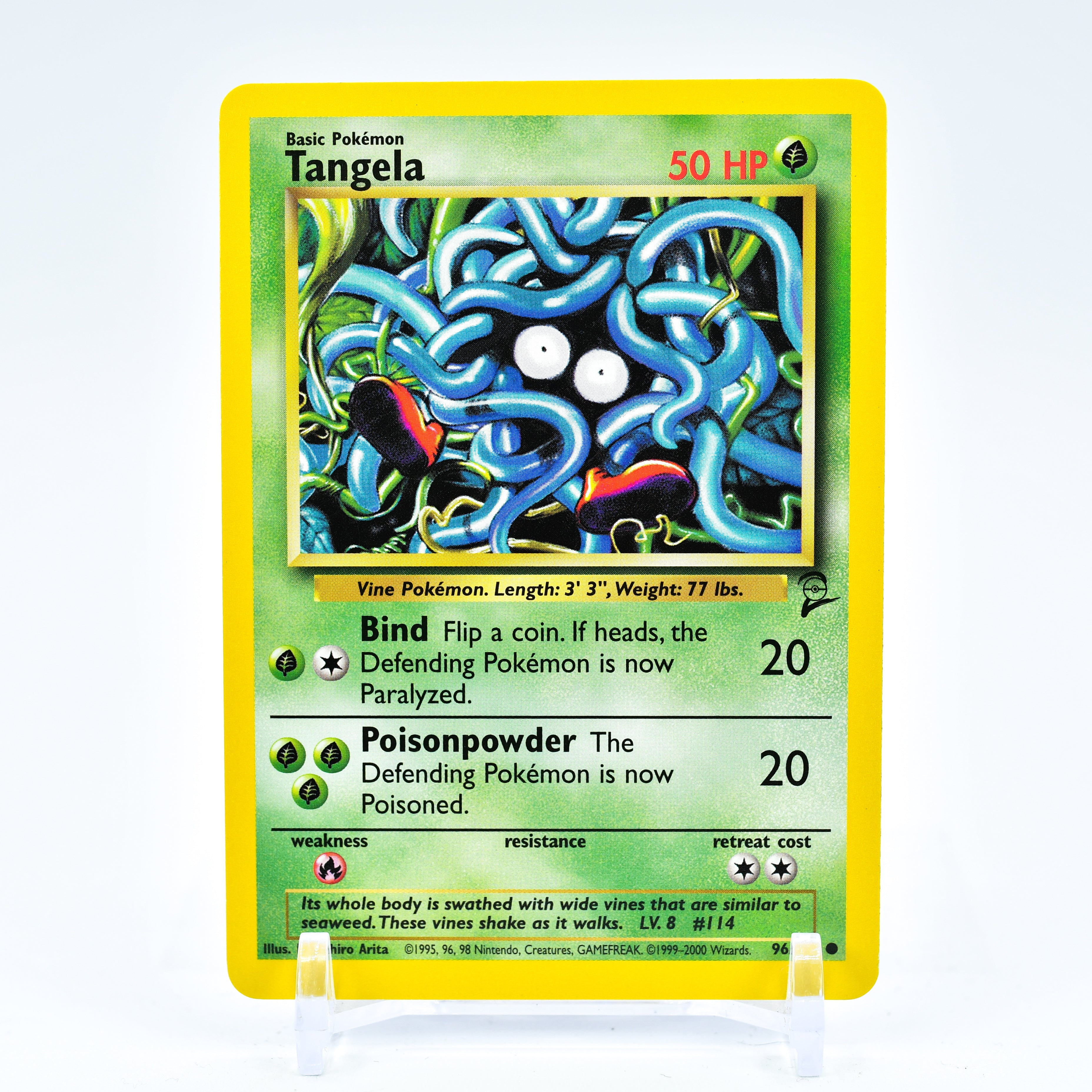 Tangela - 96/130 Base Set 2 Common Pokemon - NM