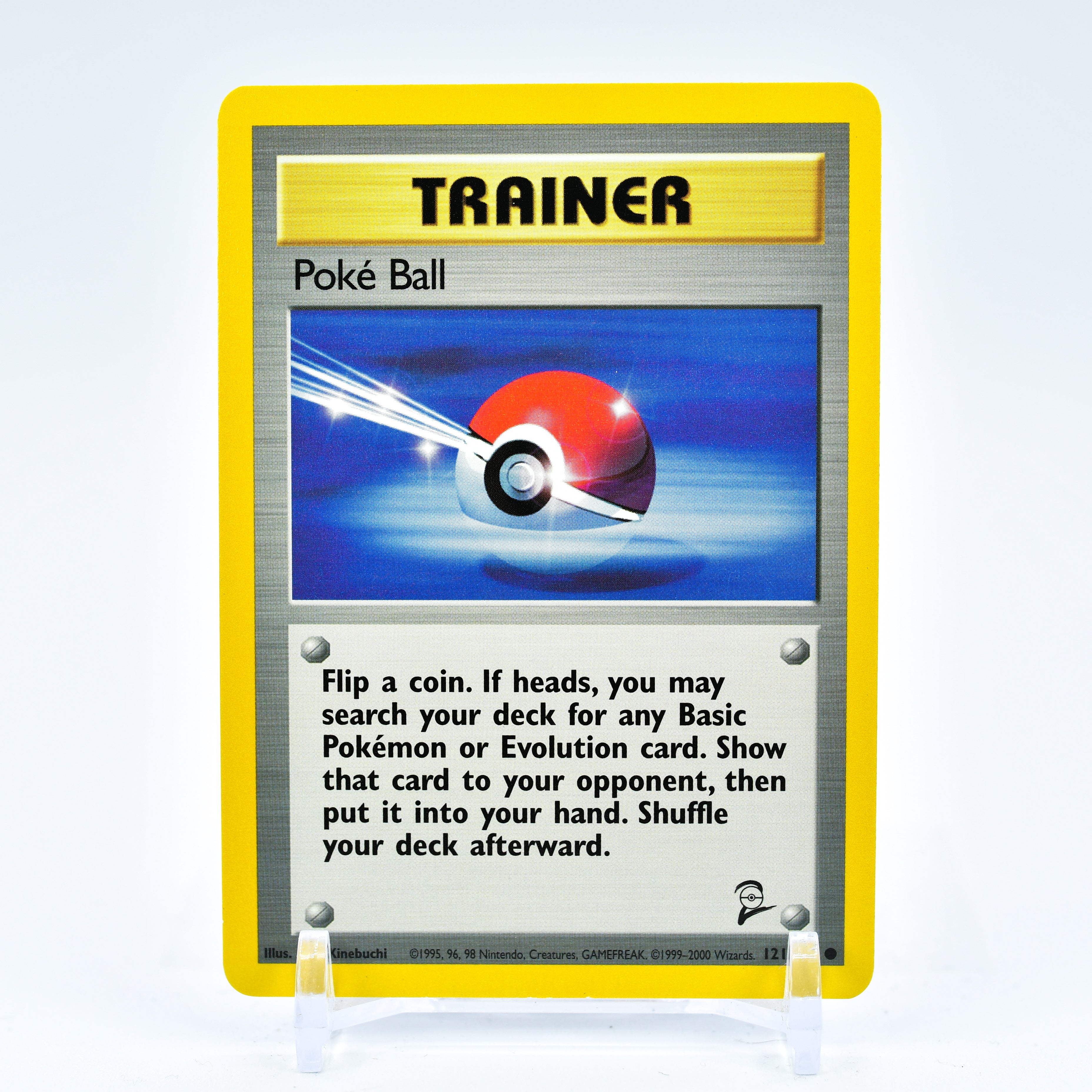 Poke Ball - 121/130 Base Set 2 Common Trainer - NM