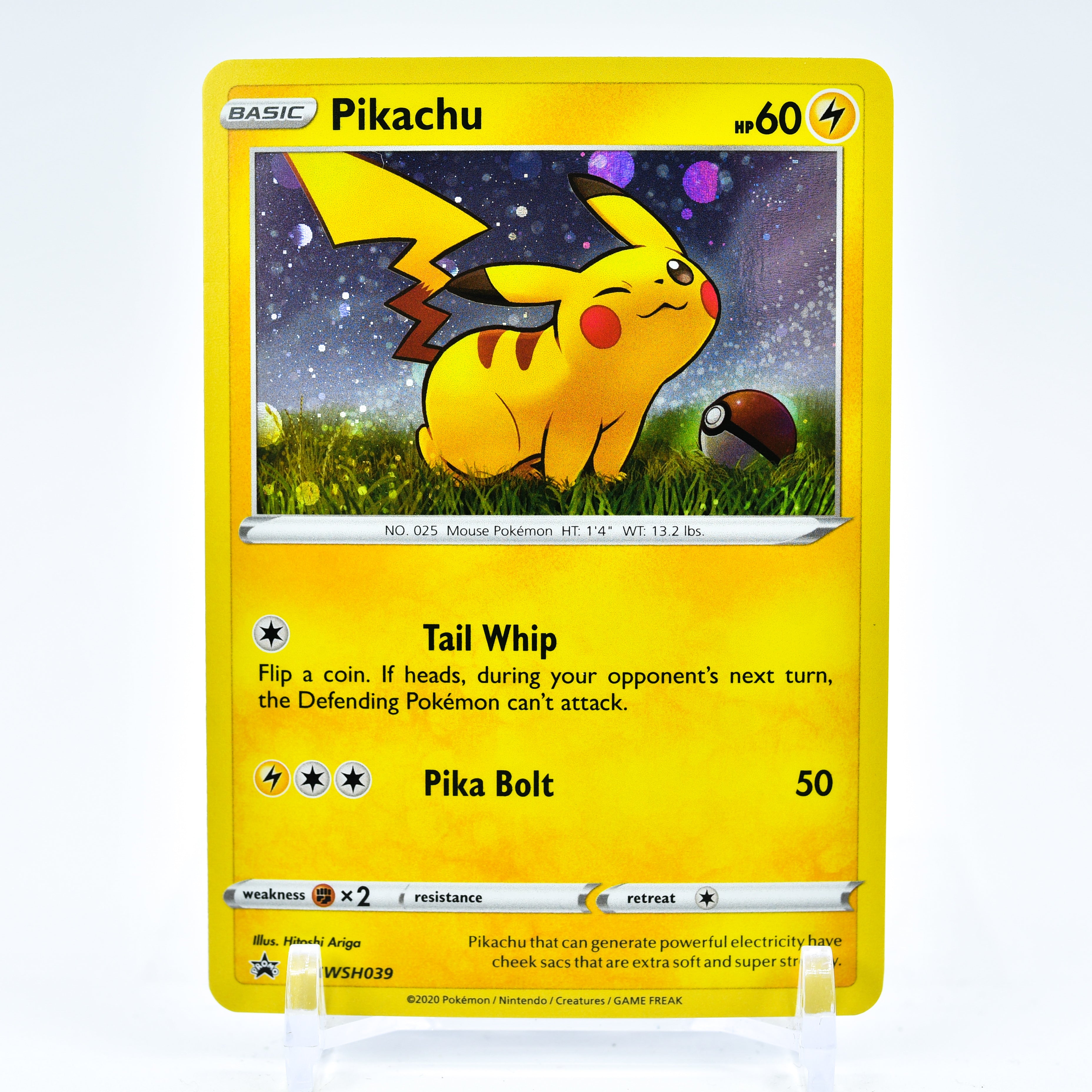 Pikachu - SWSH039 Black Star Promo Holo Pokemon - NM/MINT