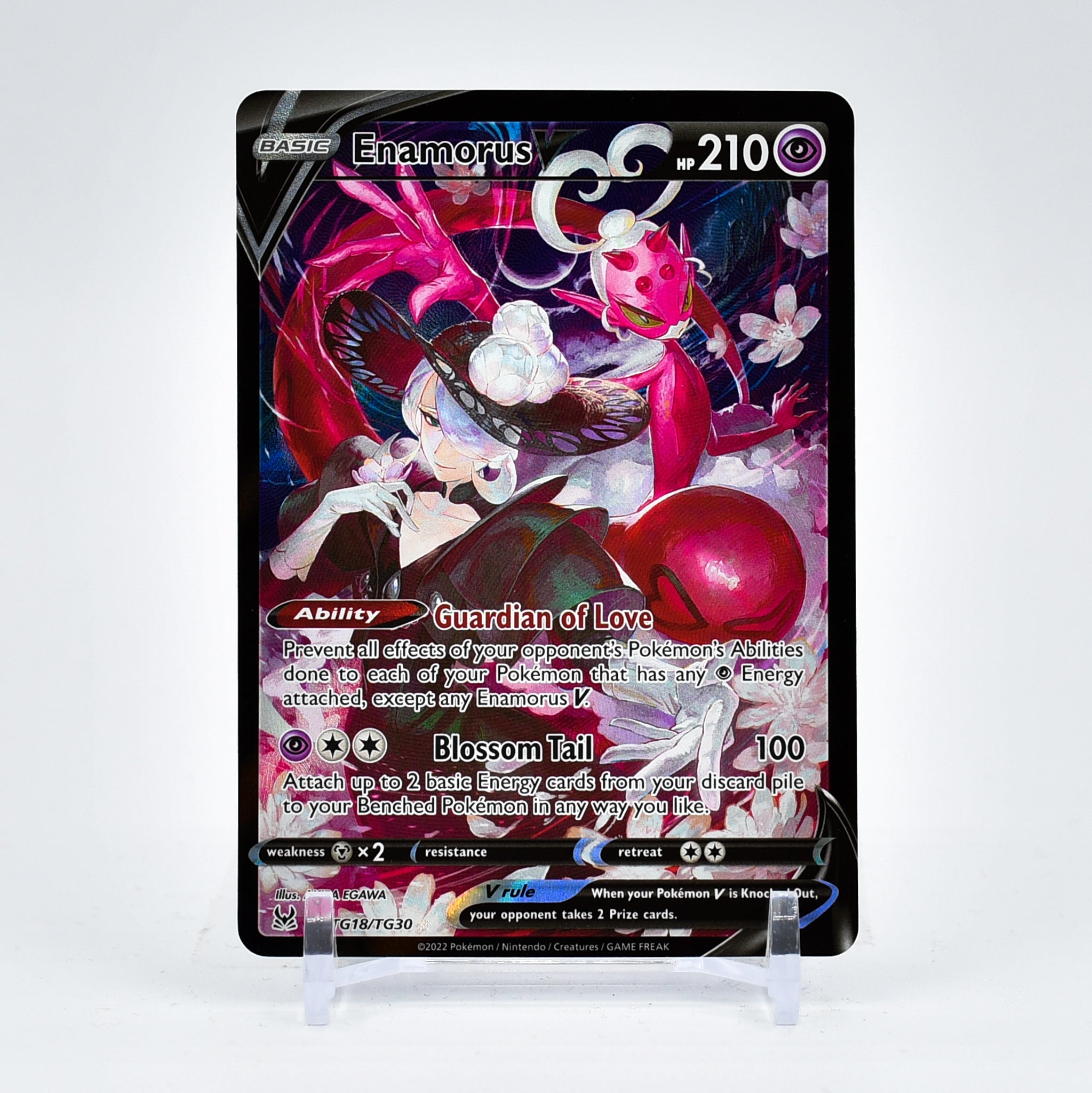 Enamorus V - TG18/TG30 Lost Origin CHARACTER RARE Pokemon - NM/MINT