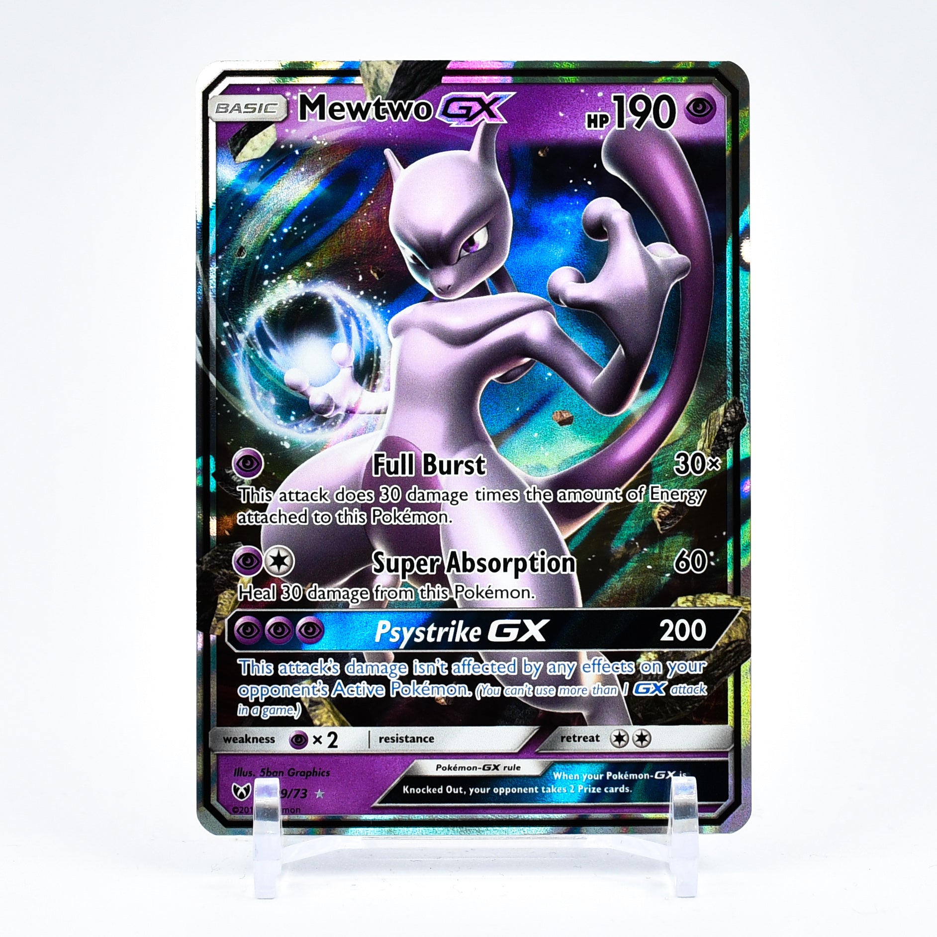 Mewtwo GX - 39/73 Shining Legends Ultra Rare Pokemon - NM/MINT