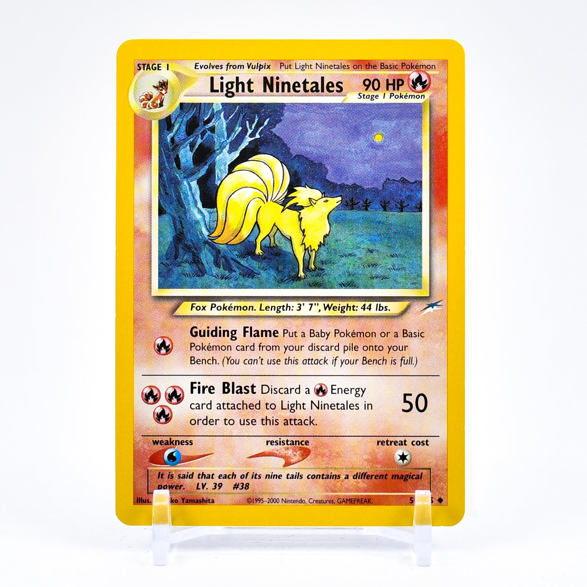 Light Ninetales - 50/105 Neo Destiny Unlimited Uncommon Pokemon - NM