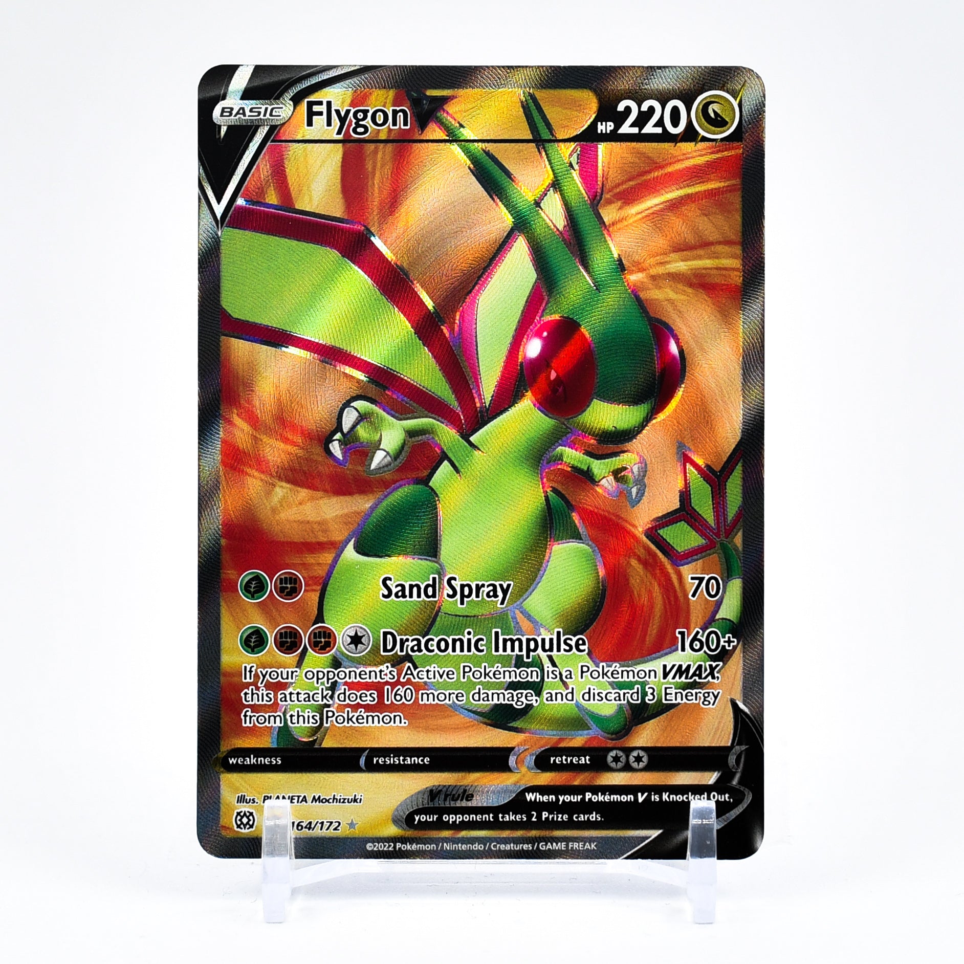 Flygon V - 164/172 Brilliant Stars FULL ART Pokemon - NM/MINT