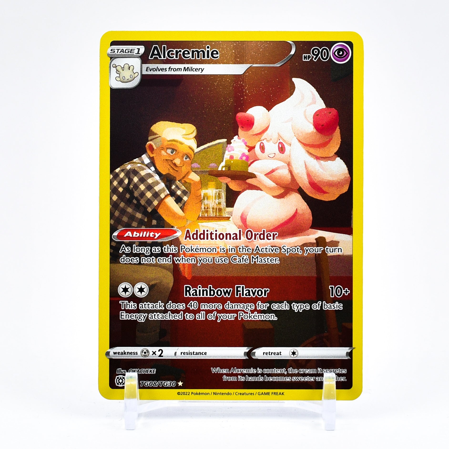 Alcremie - TG08/TG30 Brilliant Stars TRAINER GALLERY Pokemon - NM/MINT