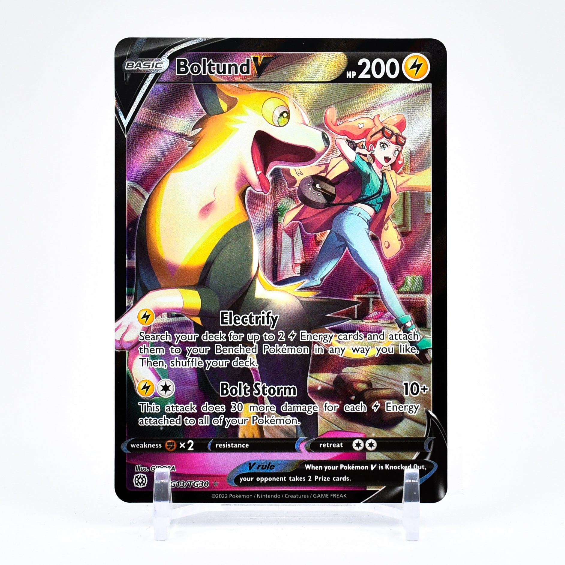Boltund V - TG13/TG30 Brilliant Stars TRAINER GALLERY Pokemon - NM/MINT
