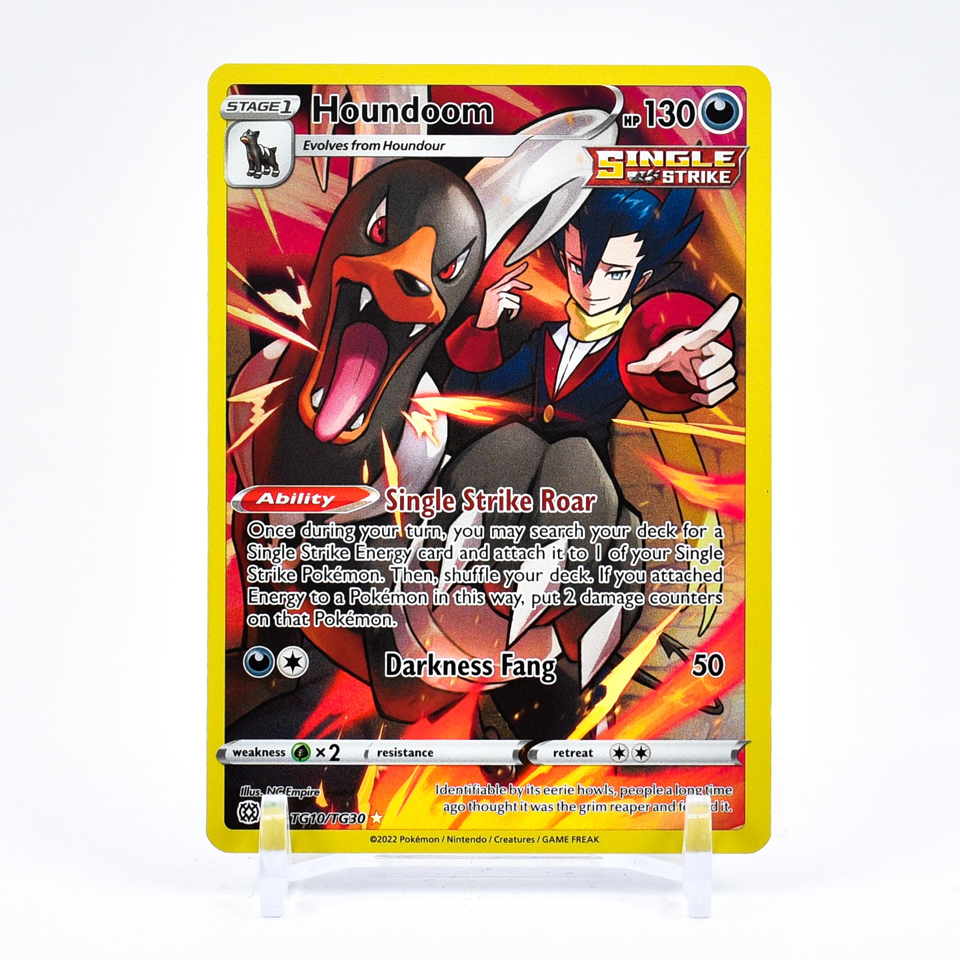 Houndoom - TG10/TG30 Brilliant Stars TRAINER GALLERY Pokemon - NM/MINT