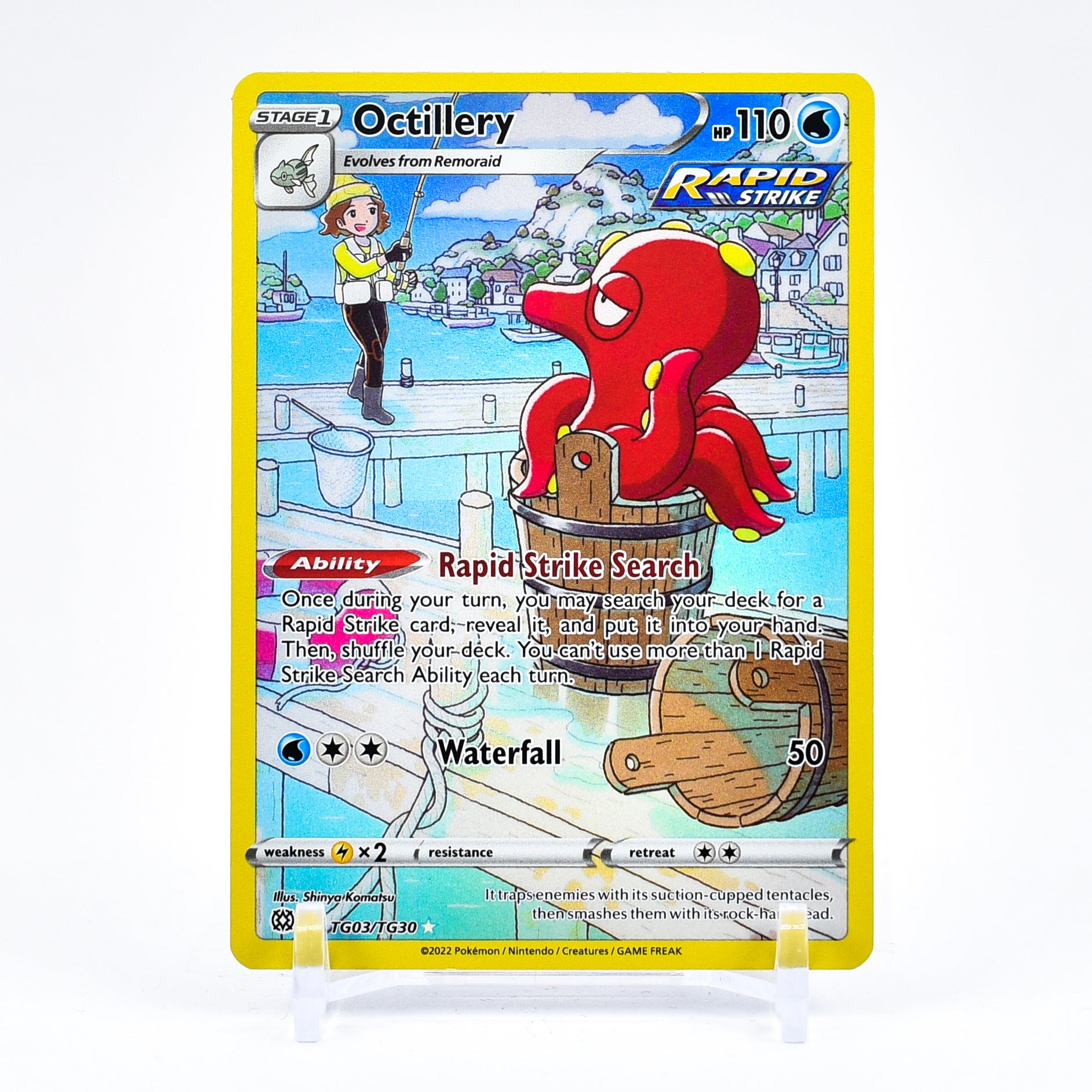 Octillery - TG03/TG30 Brilliant Stars TRAINER GALLERY Pokemon - NM/MINT
