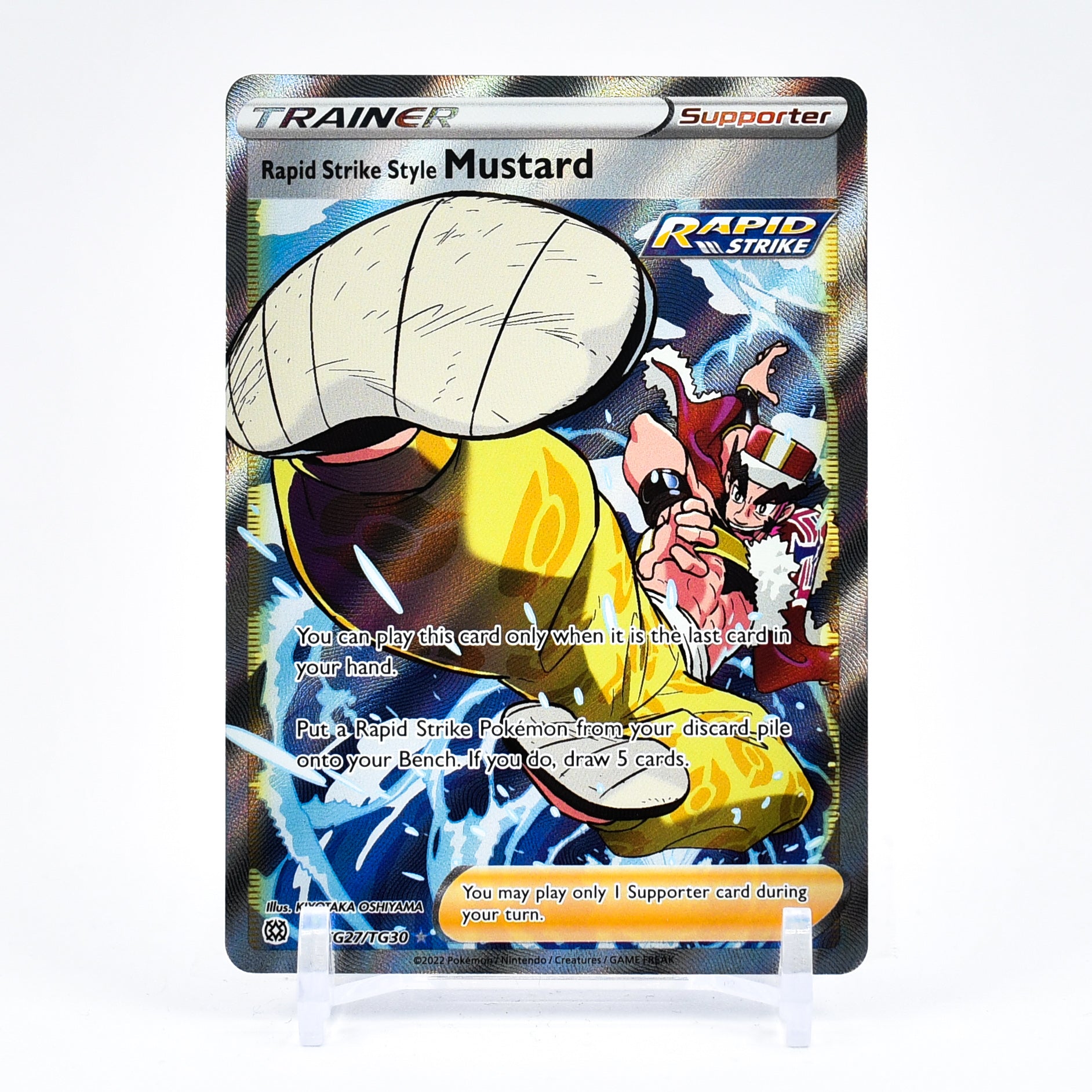Rapid Strike style Mustard - TG27/TG30 Brilliant Stars TRAINER GALLERY Trainer - NM/MINT
