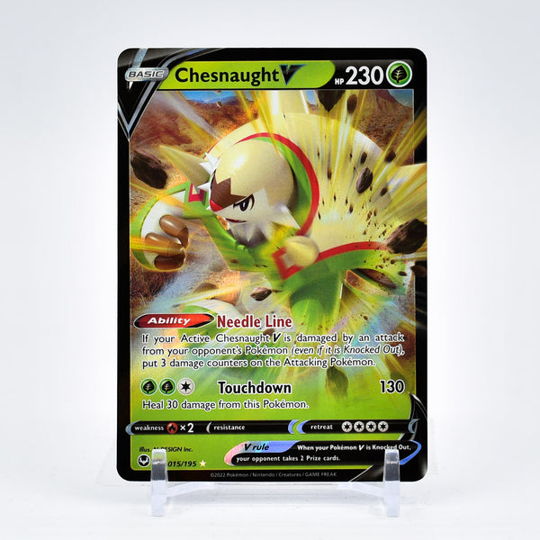 Chesnaught V - 015/195 Silver Tempest Ultra Rare Pokemon