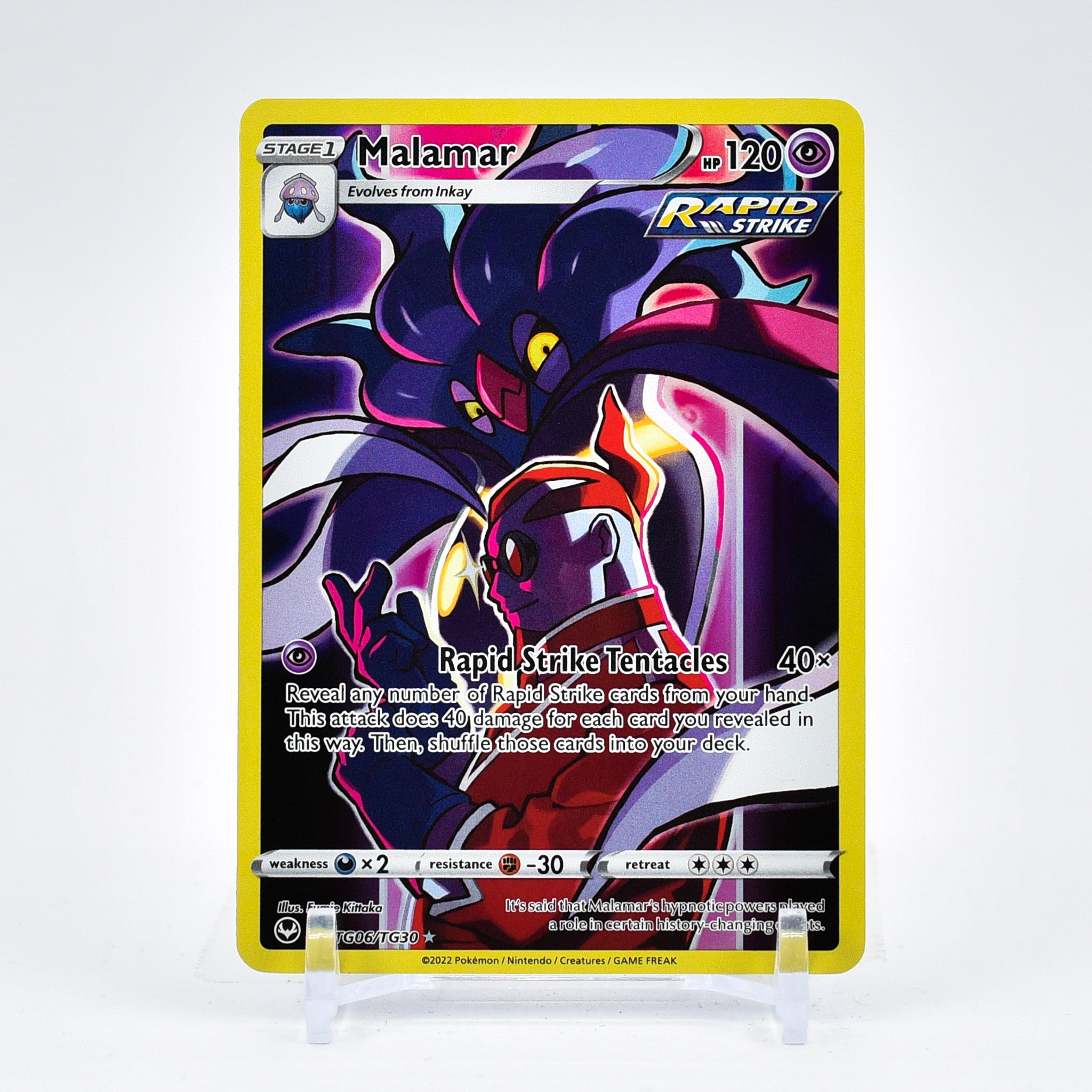 Malamar - TG06/TG30 Silver Tempest CHARACTER RARE Pokemon - NM/MINT