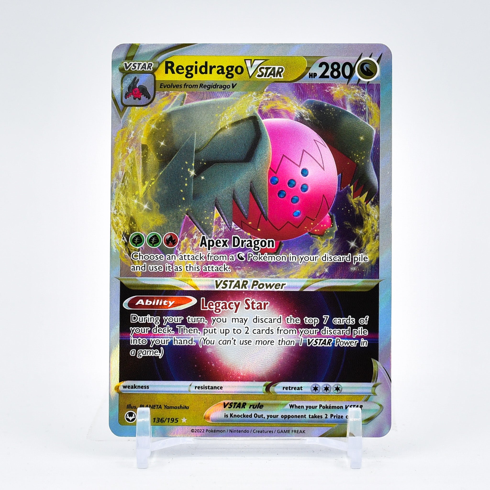Regidrago Vstar - 136/195 Silver Tempest Ultra Rare Pokemon - NM/MINT