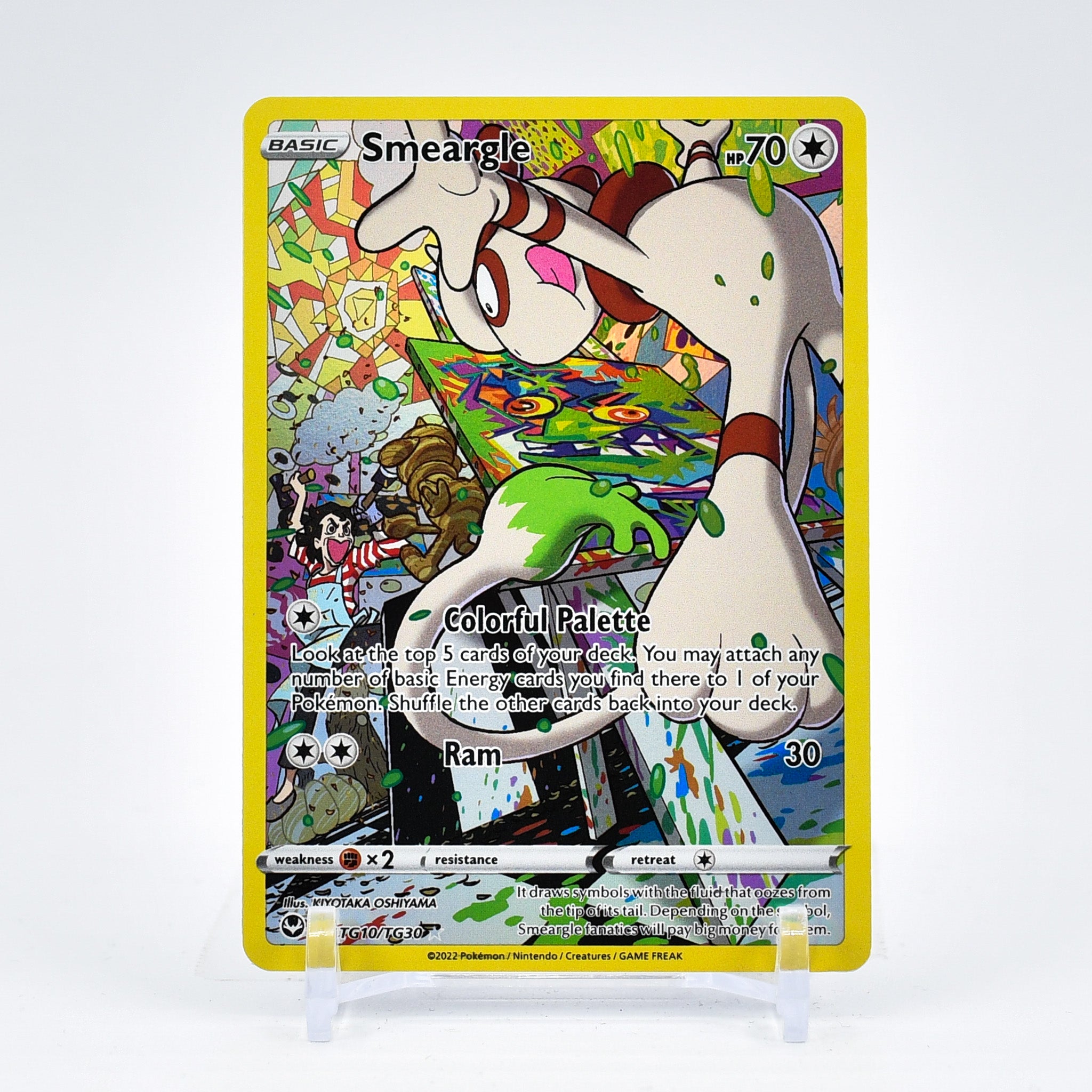 Smeargle - TG10/TG30 Silver Tempest CHARACTER RARE Pokemon - NM/MINT