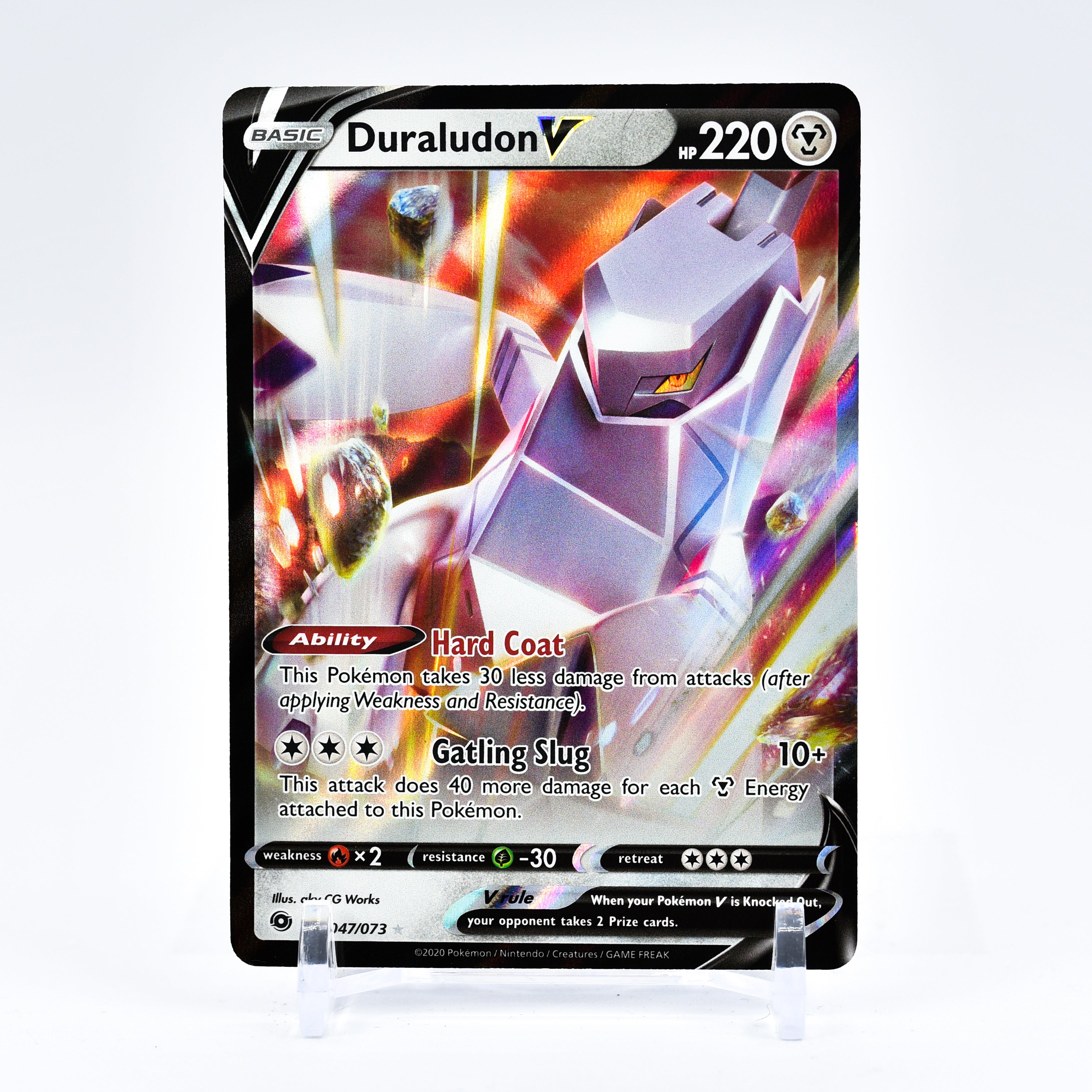 Duraludon V - 047/073 Champion's Path Ultra Rare Pokemon - NM/MINT