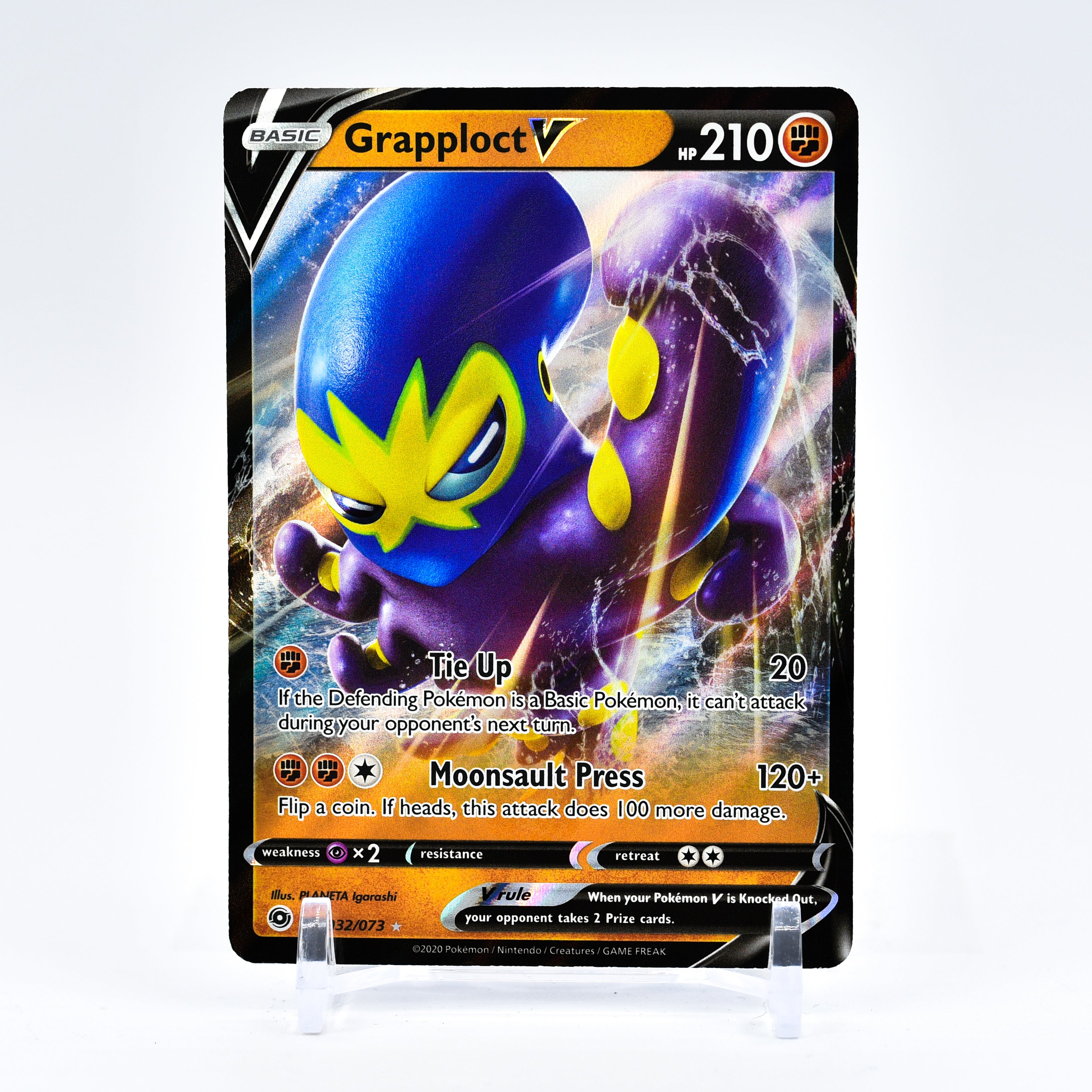 Grapploct V - 032/073 Champion's Path Ultra Rare Pokemon - NM/MINT