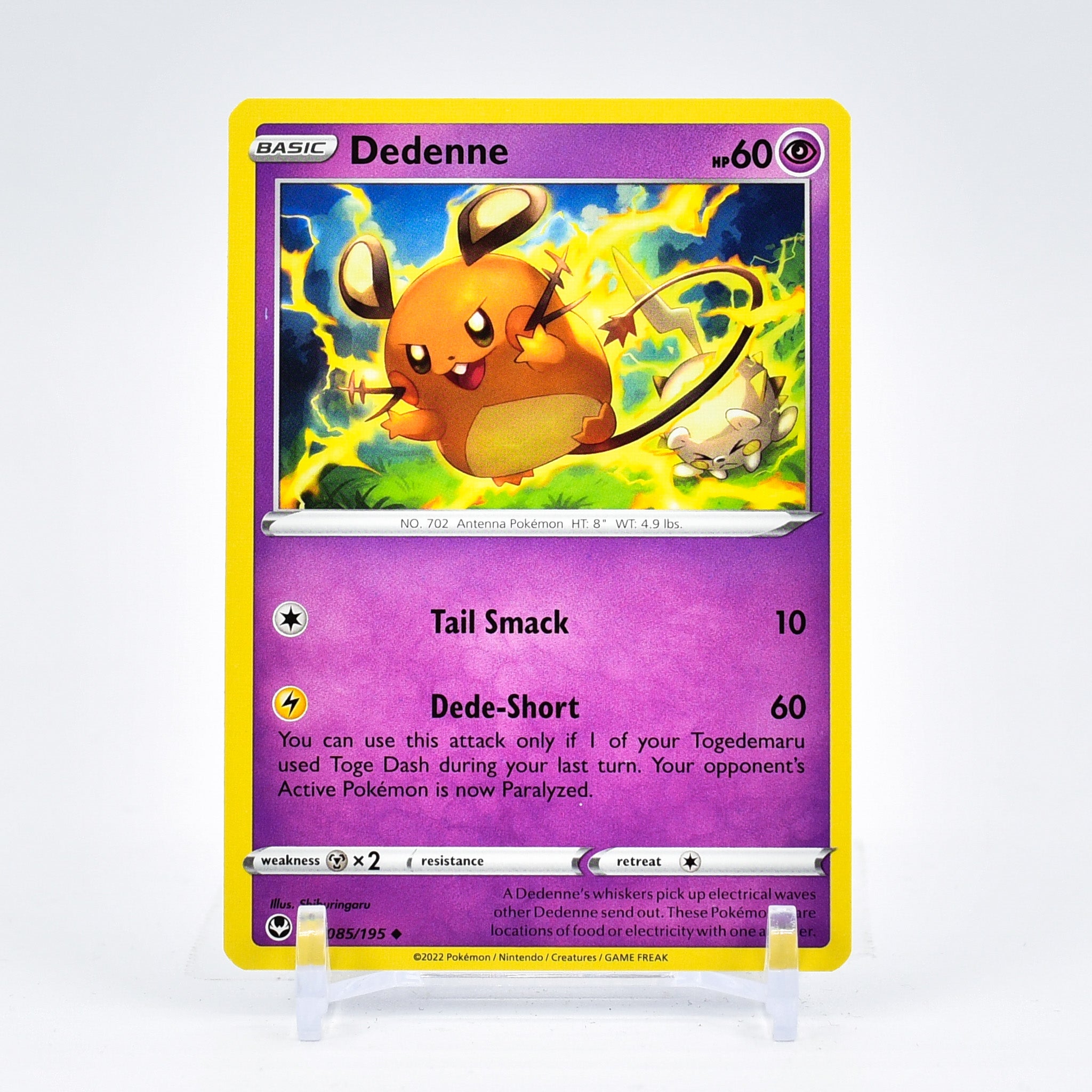 Dedenne - 085/195 Silver Tempest Uncommon Pokemon - NM/MINT