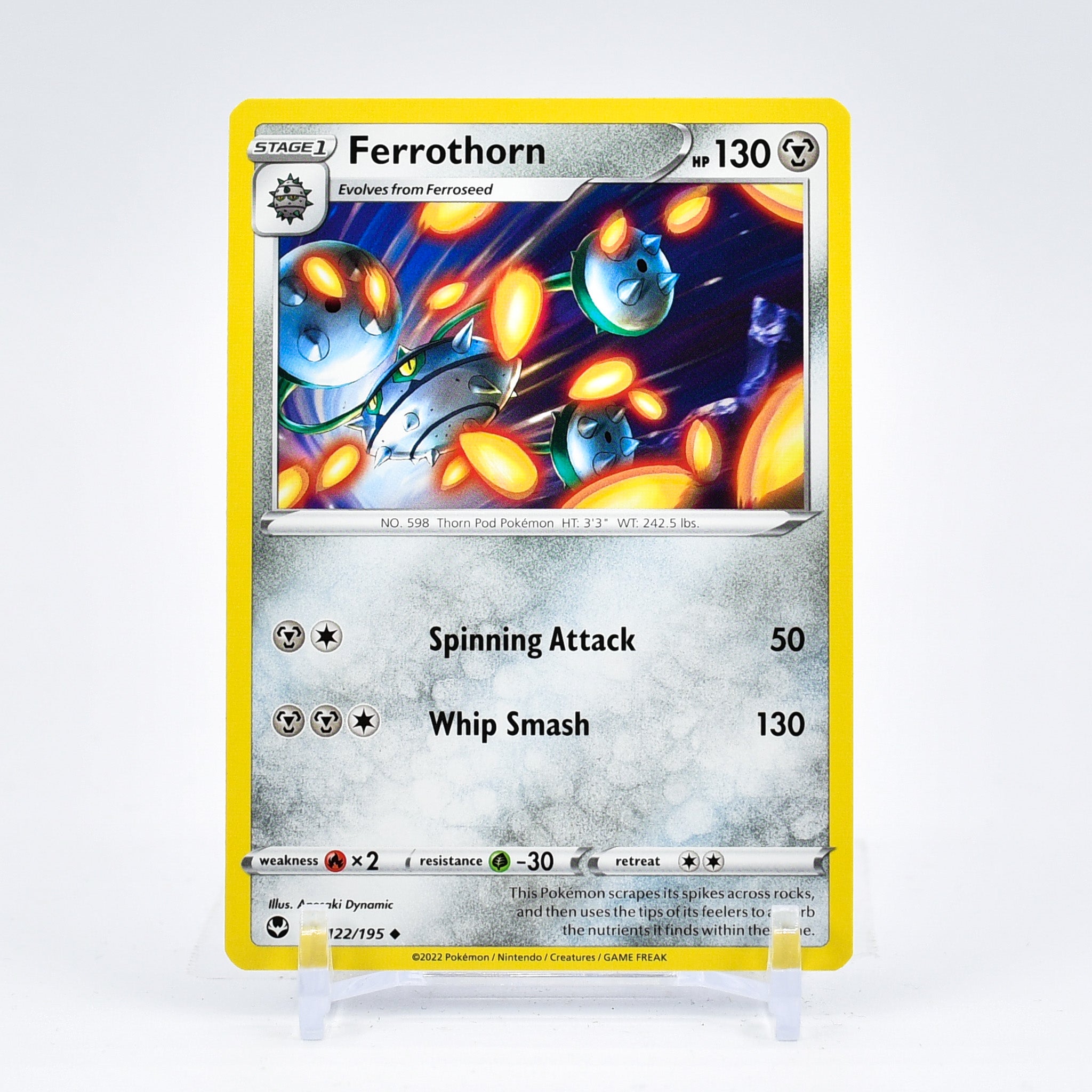 Ferrothorn - 122/195 Silver Tempest Uncommon Pokemon - NM/MINT