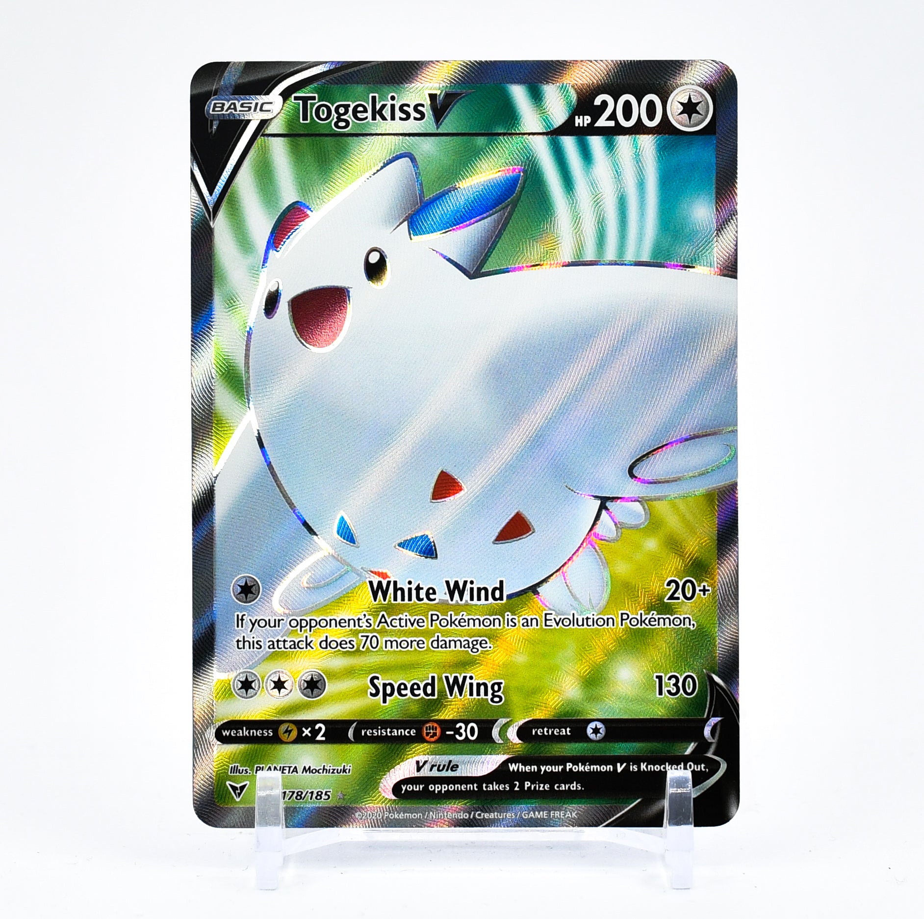 Togekiss V - 178/185 Vivid Voltage FULL ART Pokemon - NM/MINT
