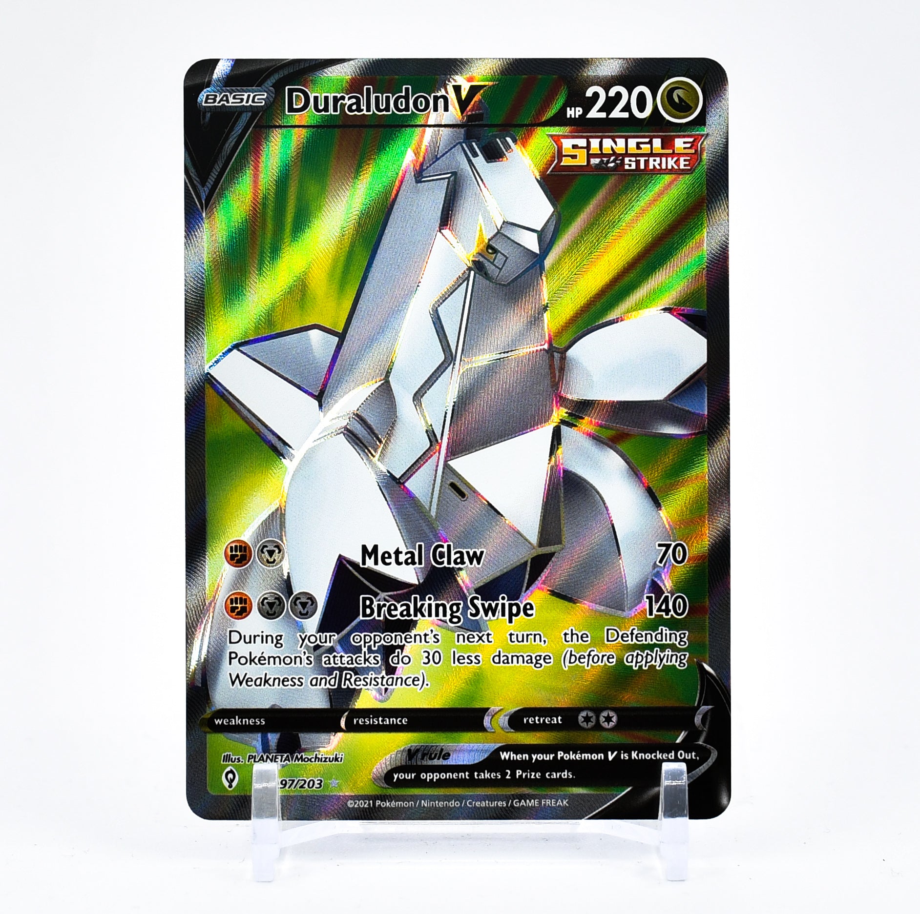 Duraludon V - 197/203 Evolving Skies FULL ART Pokemon - NM/MINT