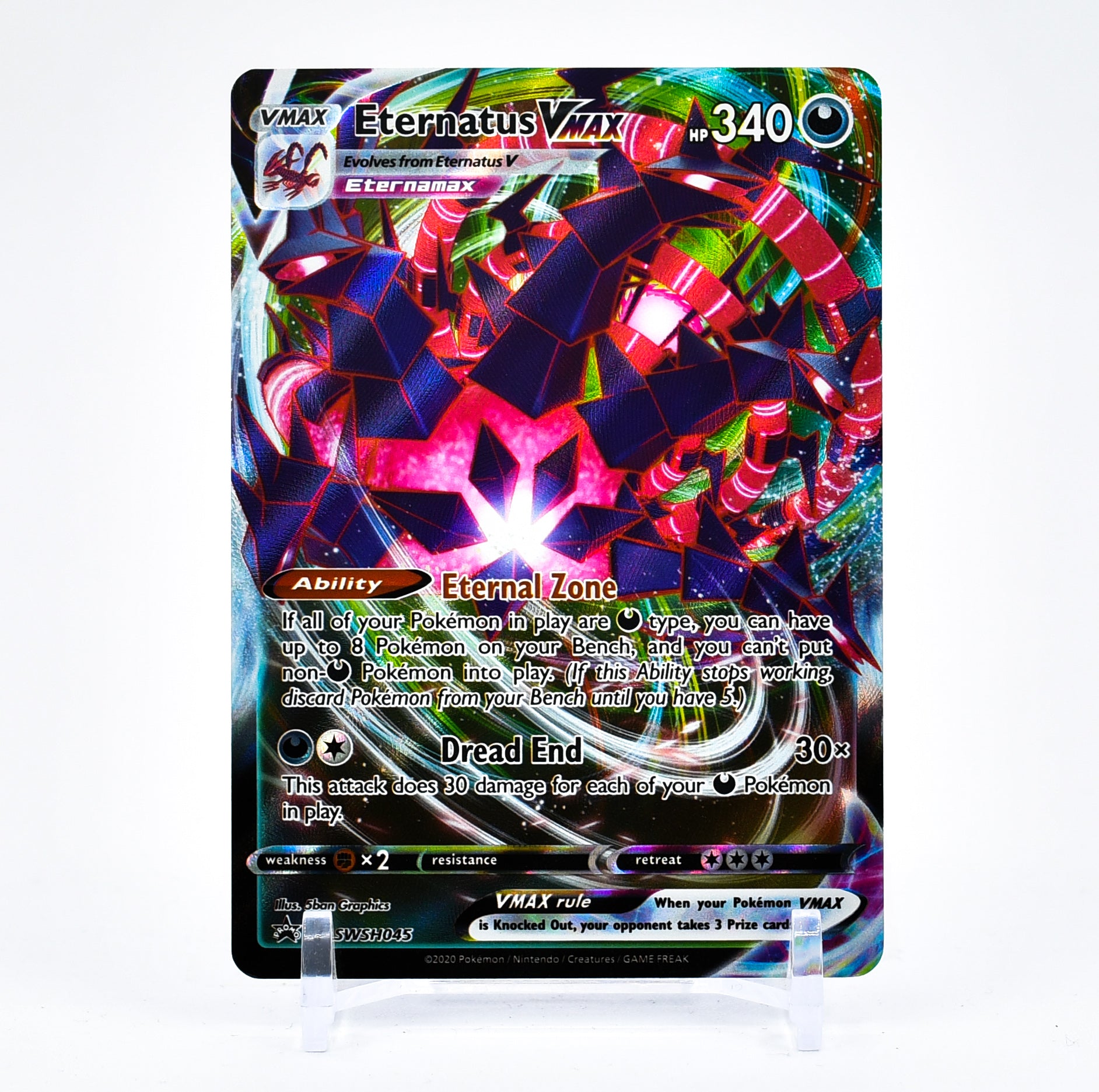 Eternatus Vmax - SWSH045 Black Star Promo Pokemon - NM/MINT