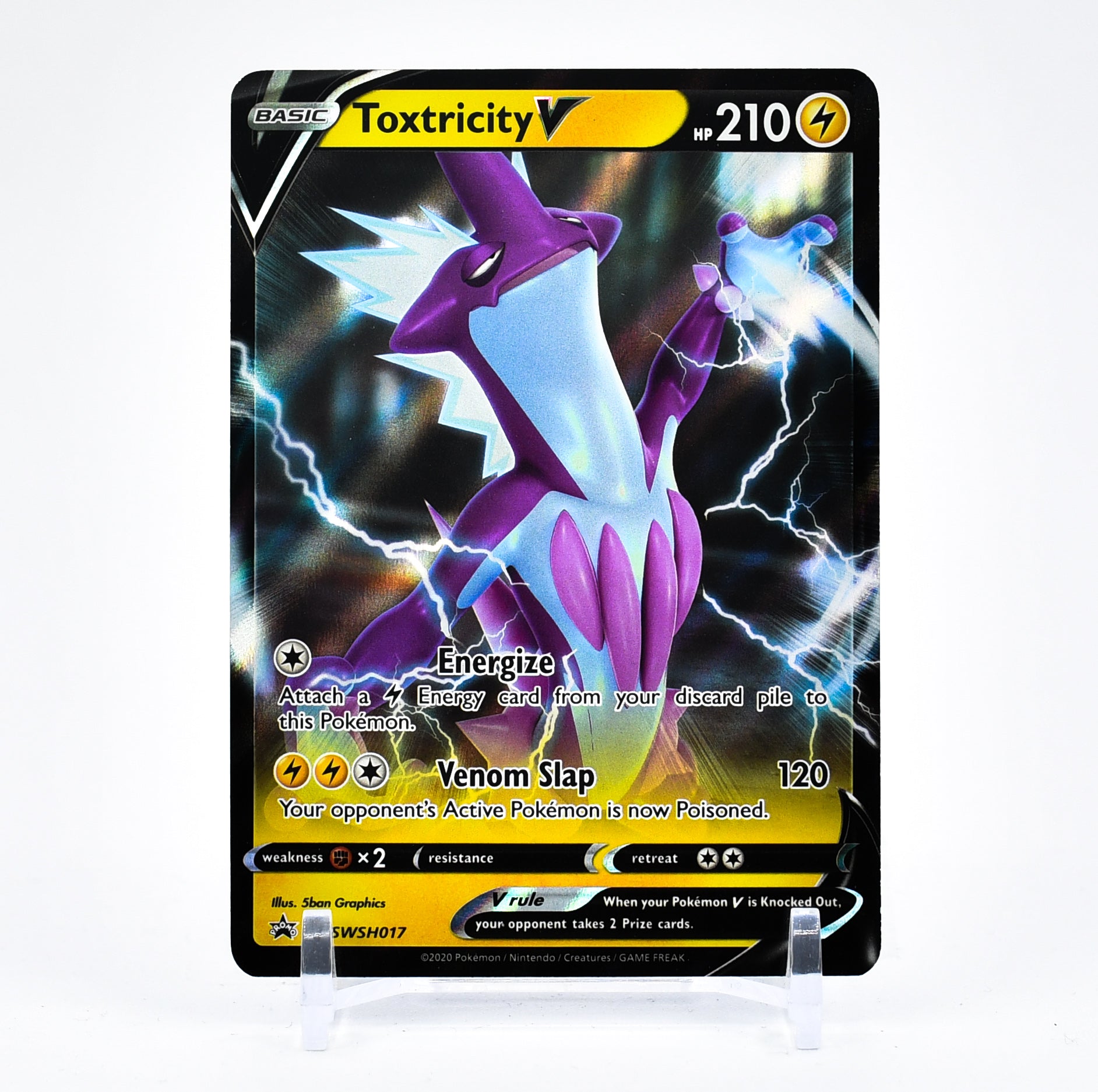 Toxtricity V - SWSH017 Black Star Promo Pokemon - NM/MINT
