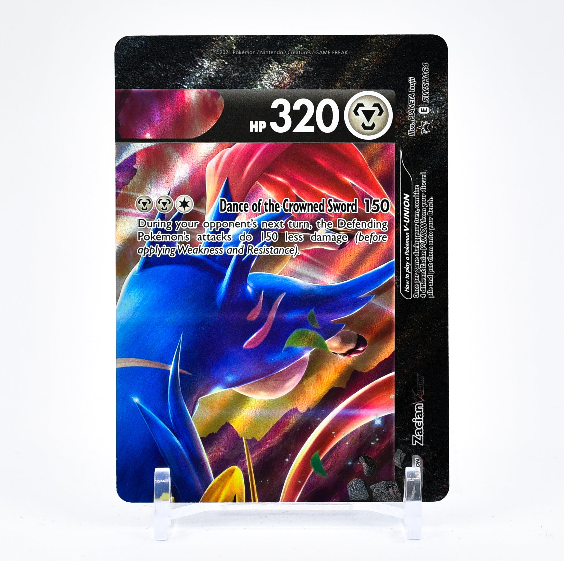 Zacian V Union - Top Right SWSH164 Black Star Promo Pokemon - NM/MINT