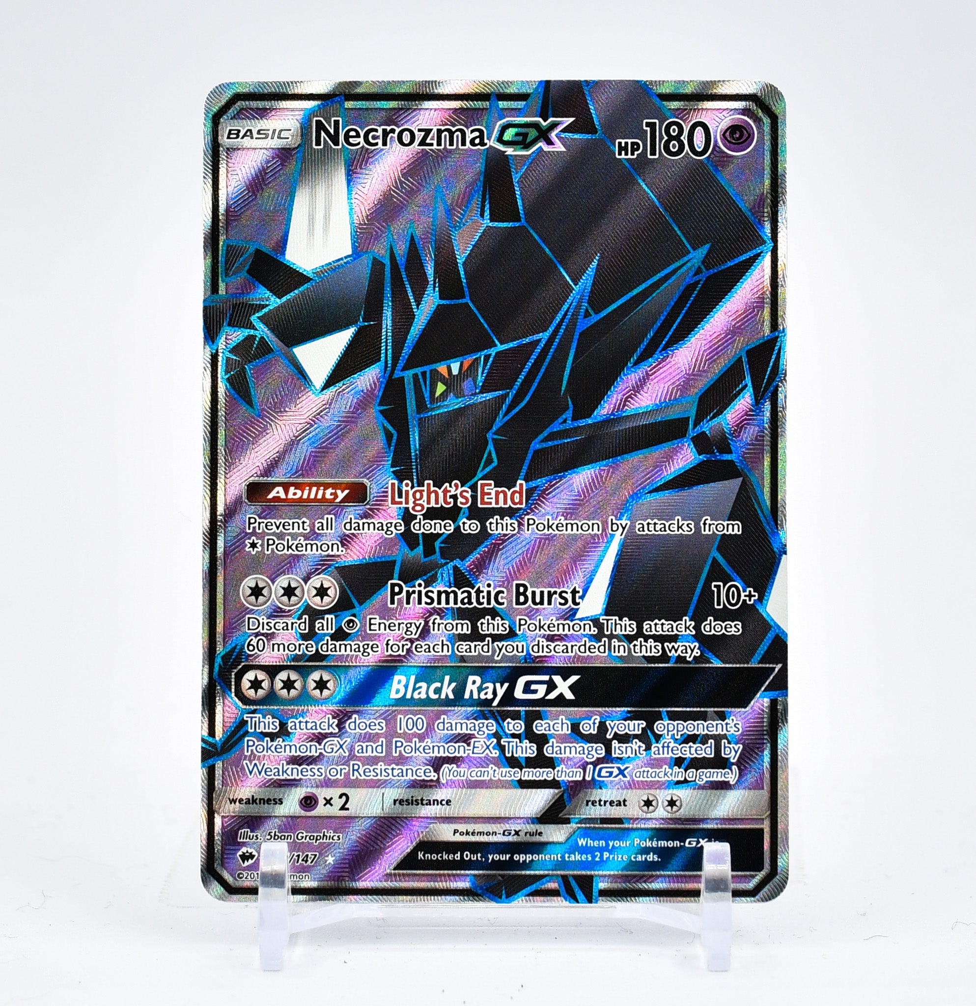 Necrozma GX - 134/147 Burning Shadows FULL ART Pokemon - NM/MINT
