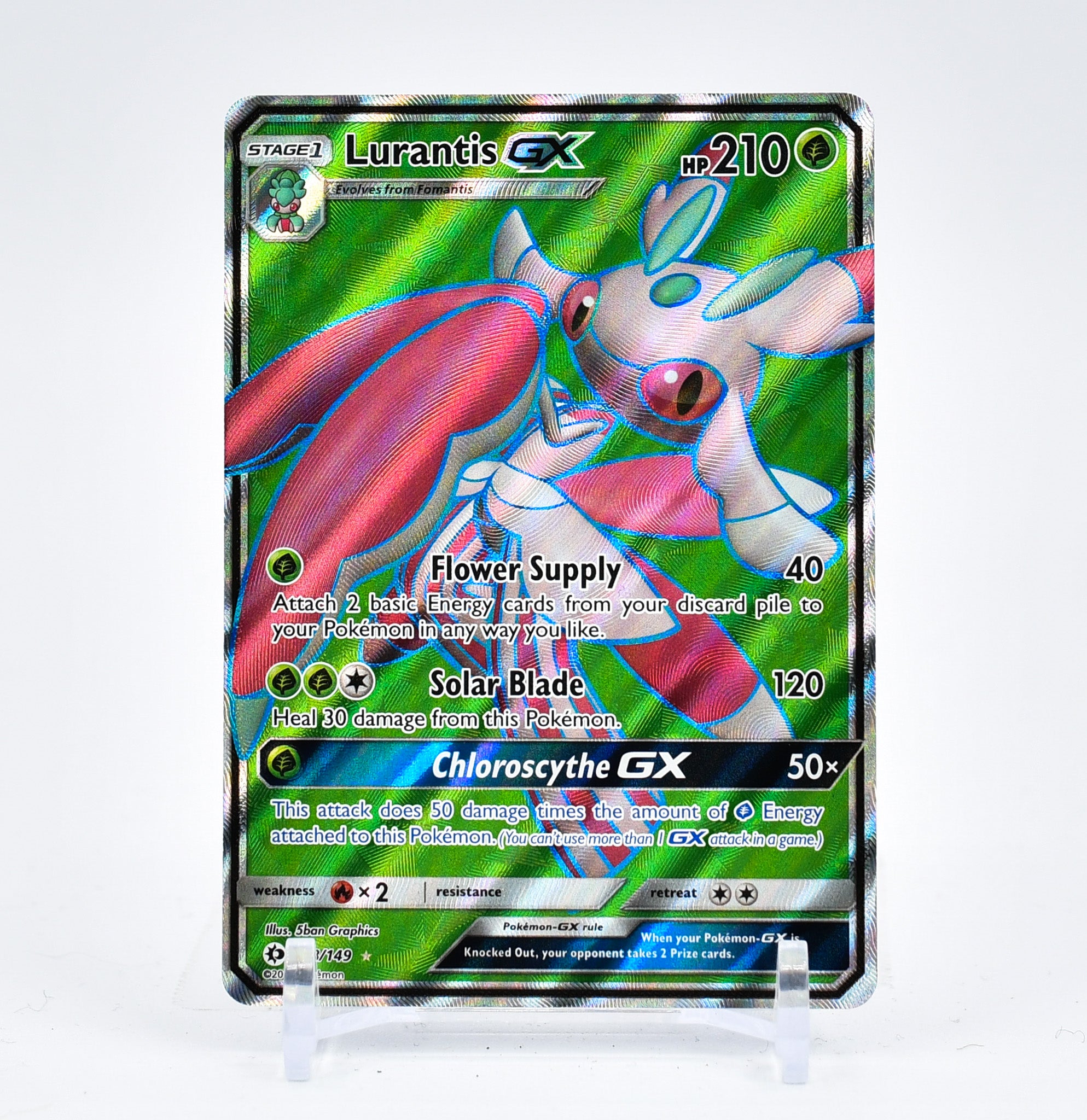 Lurantis GX - 138/149 Sun & Moon FULL ART Pokemon - NM/MINT