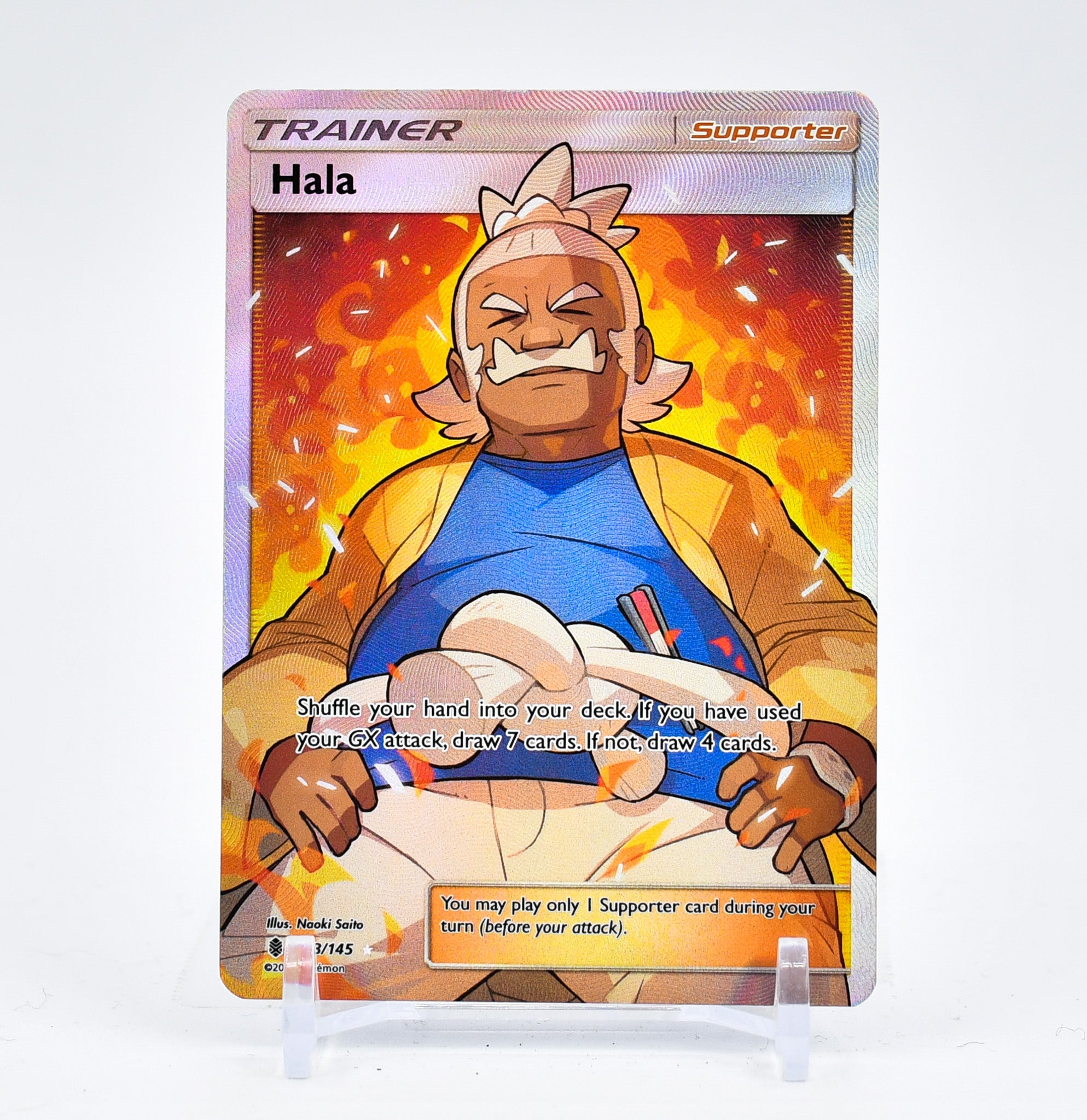 Hala - 143/145 Guardians Rising FULL ART Trainer - NM/MINT