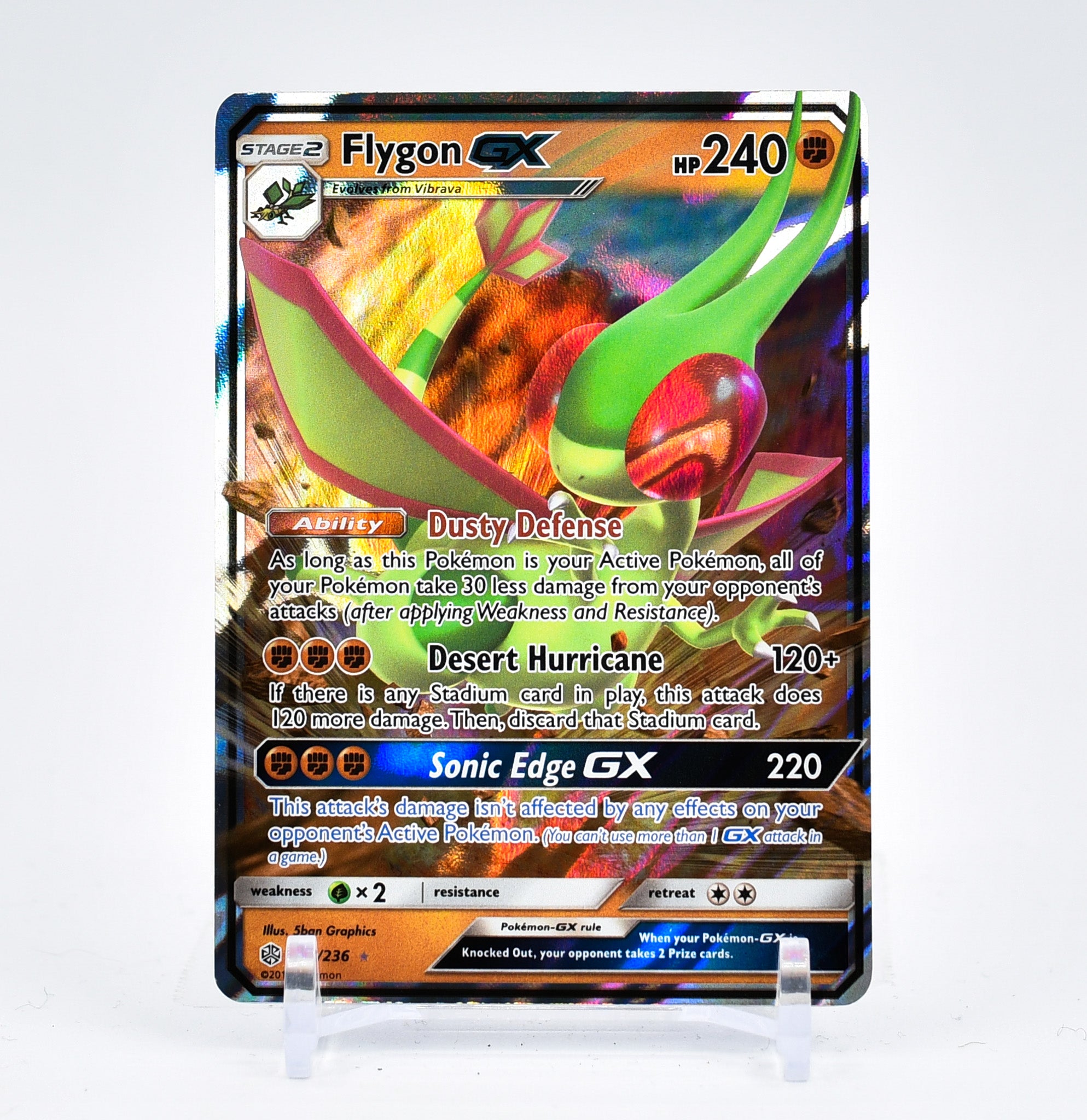 Flygon GX - 110/236 Cosmic Eclipse Ultra Rare Pokemon - NM/MINT