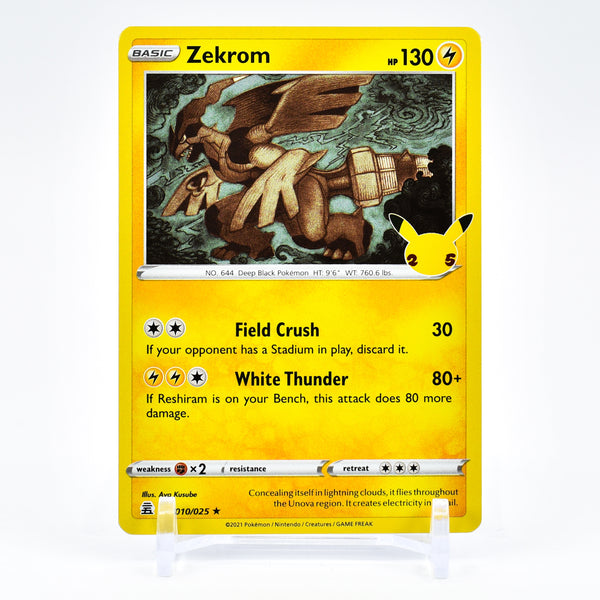 Zekrom - 010/025 Celebrations 25th Anniversary Holo Rare Pokemon