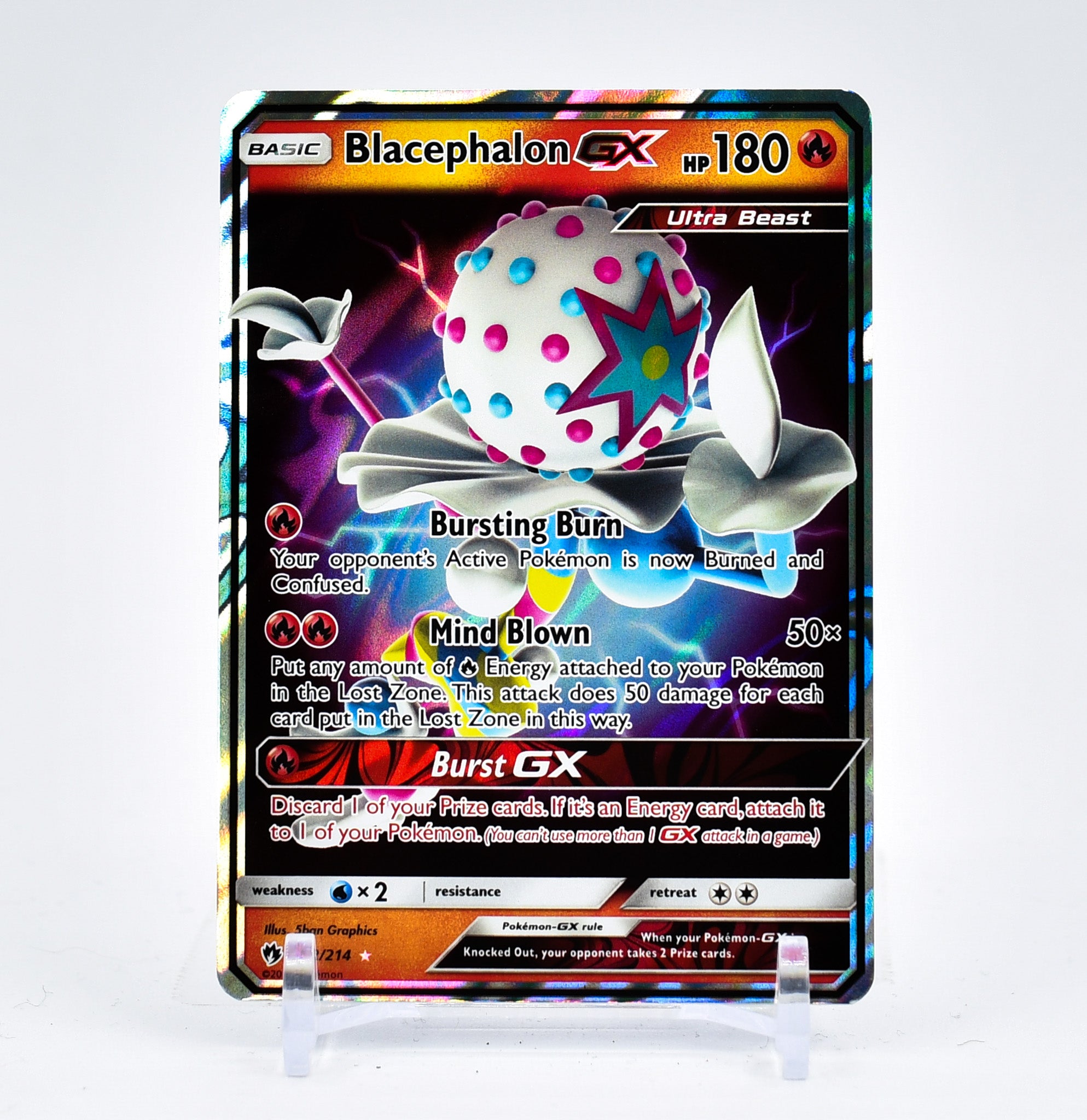 Blacephalon GX - 52/214 Lost Thunder Ultra Rare Pokemon - NM/MINT