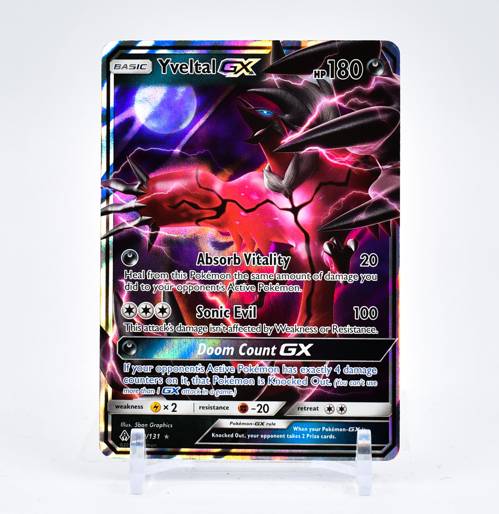 Yveltal GX - 79/131 Forbidden Light Ultra Rare Pokemon - NM/MINT