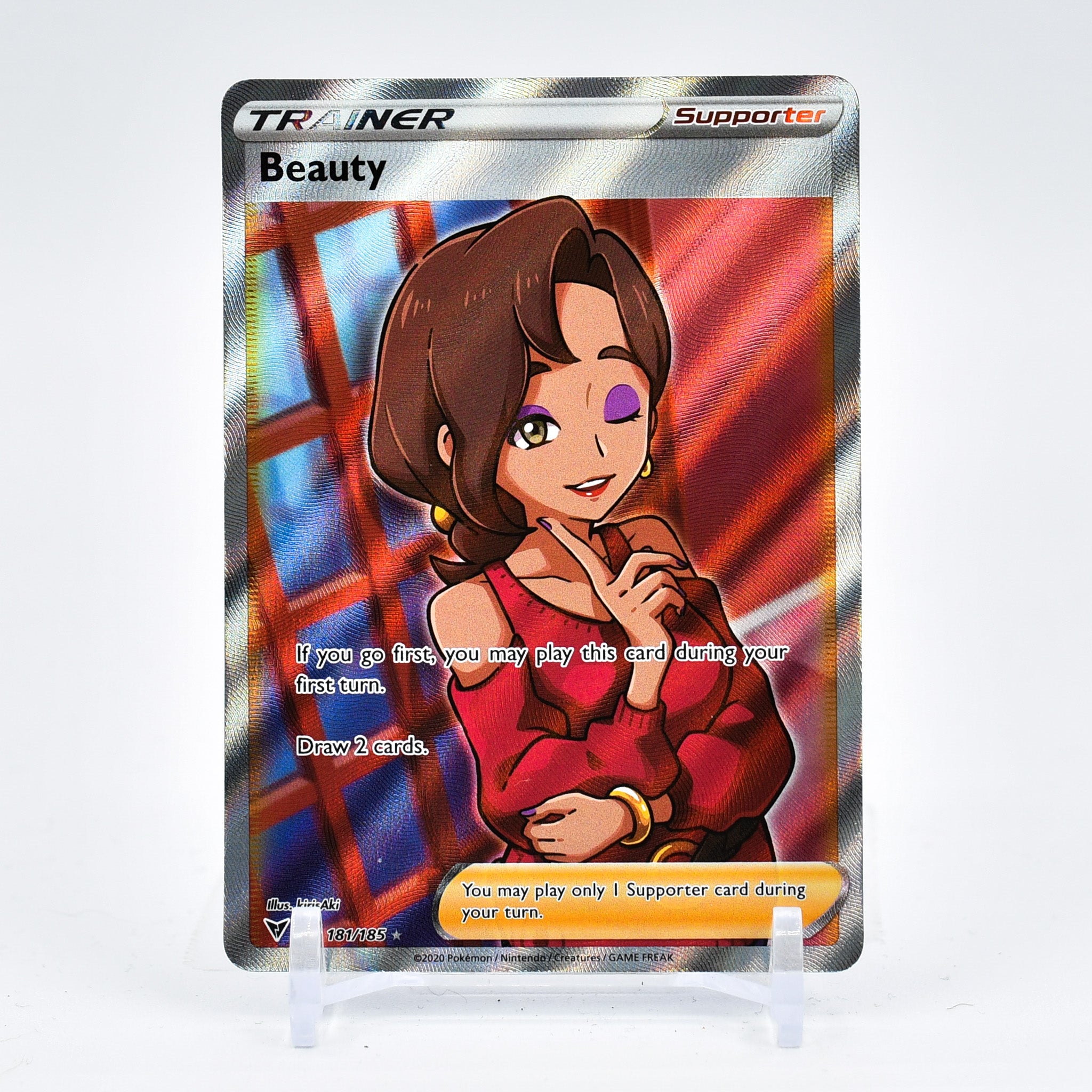 Beauty - 181/185 Vivid Voltage FULL ART Trainer - NM/MINT