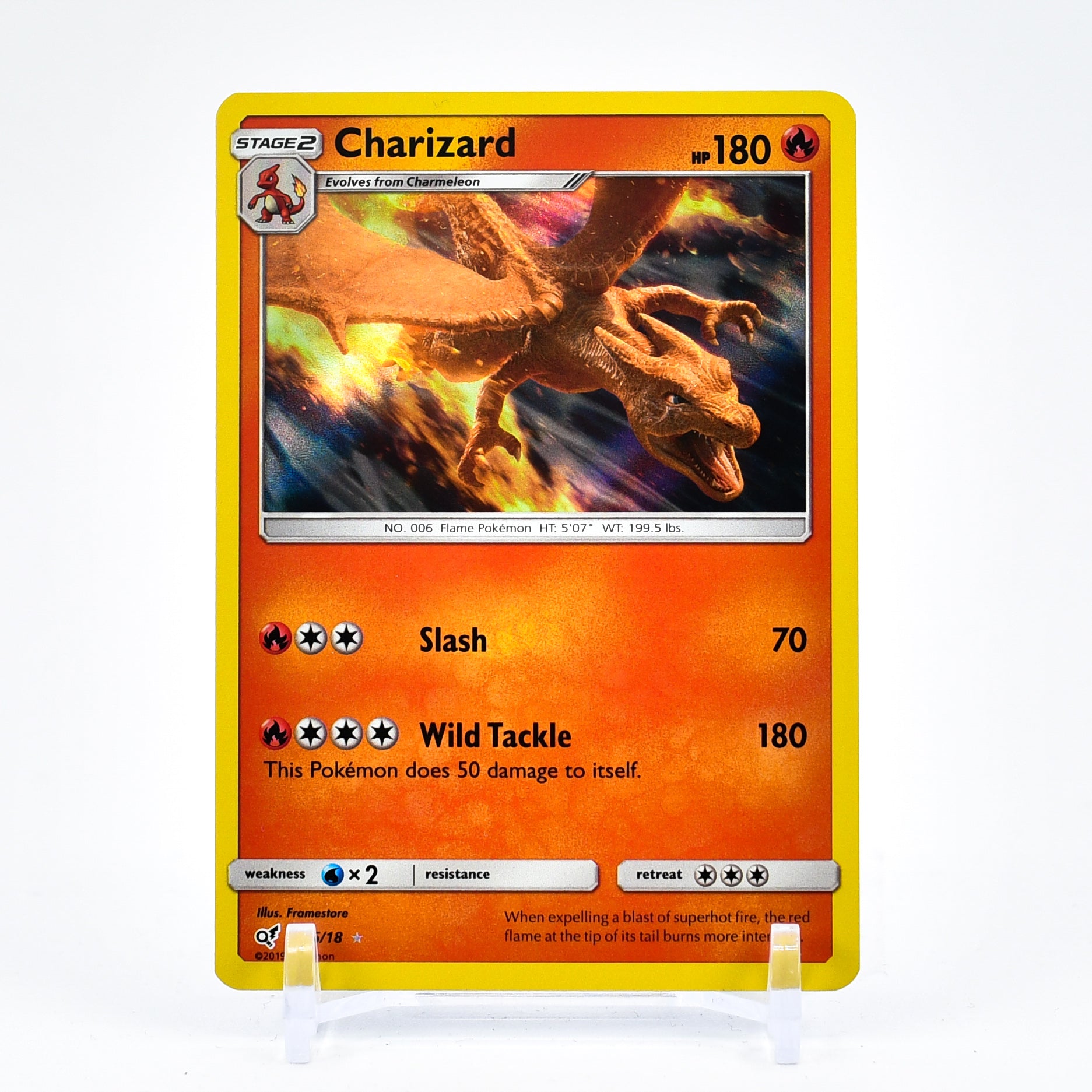 Charizard - 5/18 Detective Pikachu Holo Rare Pokemon - NM/MINT