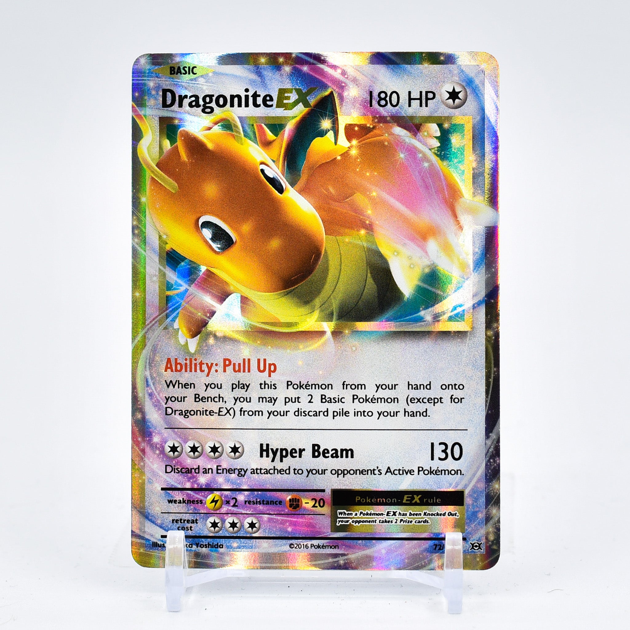 Dragonite EX - 72/108 Evolutions Ultra Rare Pokemon - NM/MINT