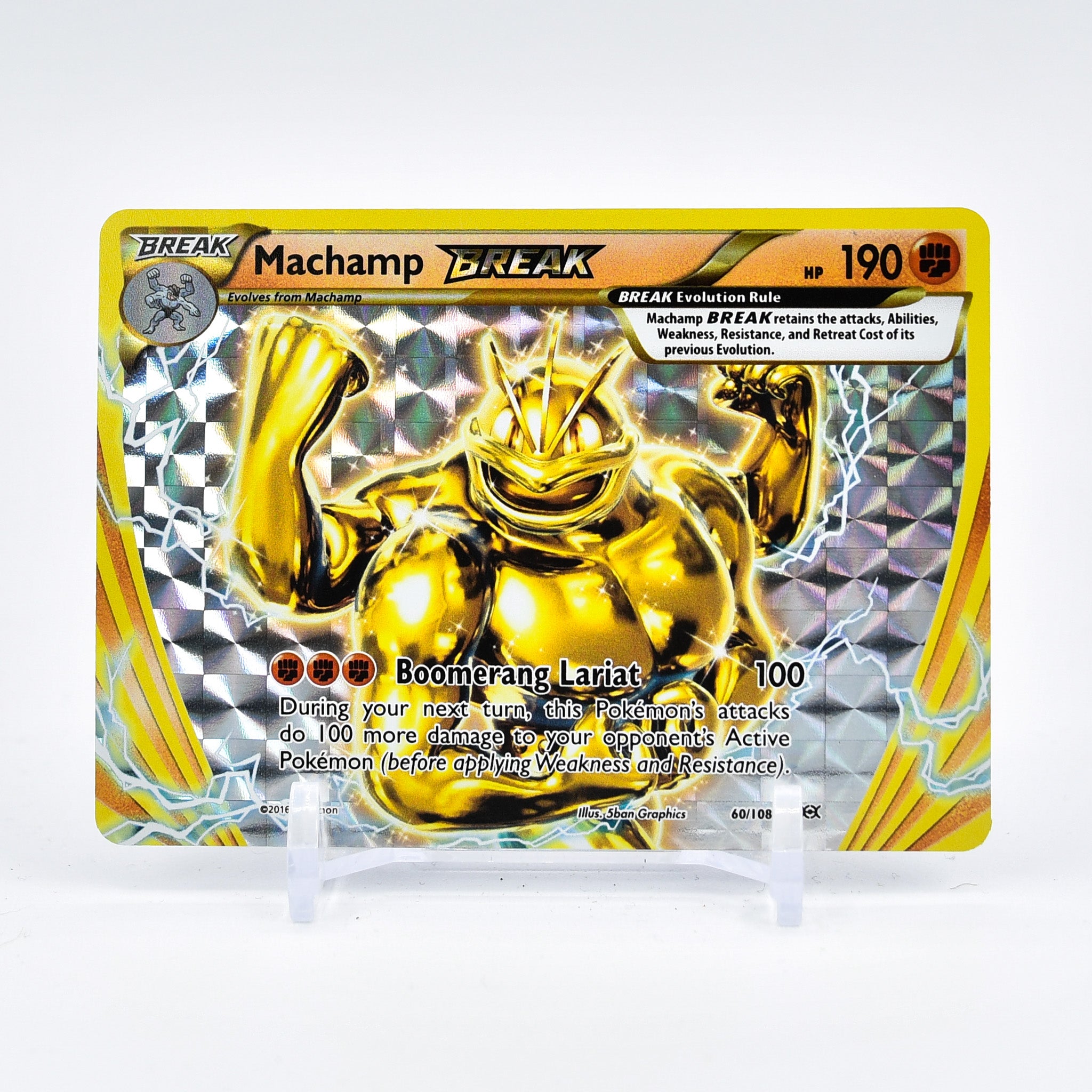 Machamp BREAK - 60/108 Evolutions Ultra Rare Pokemon - NM