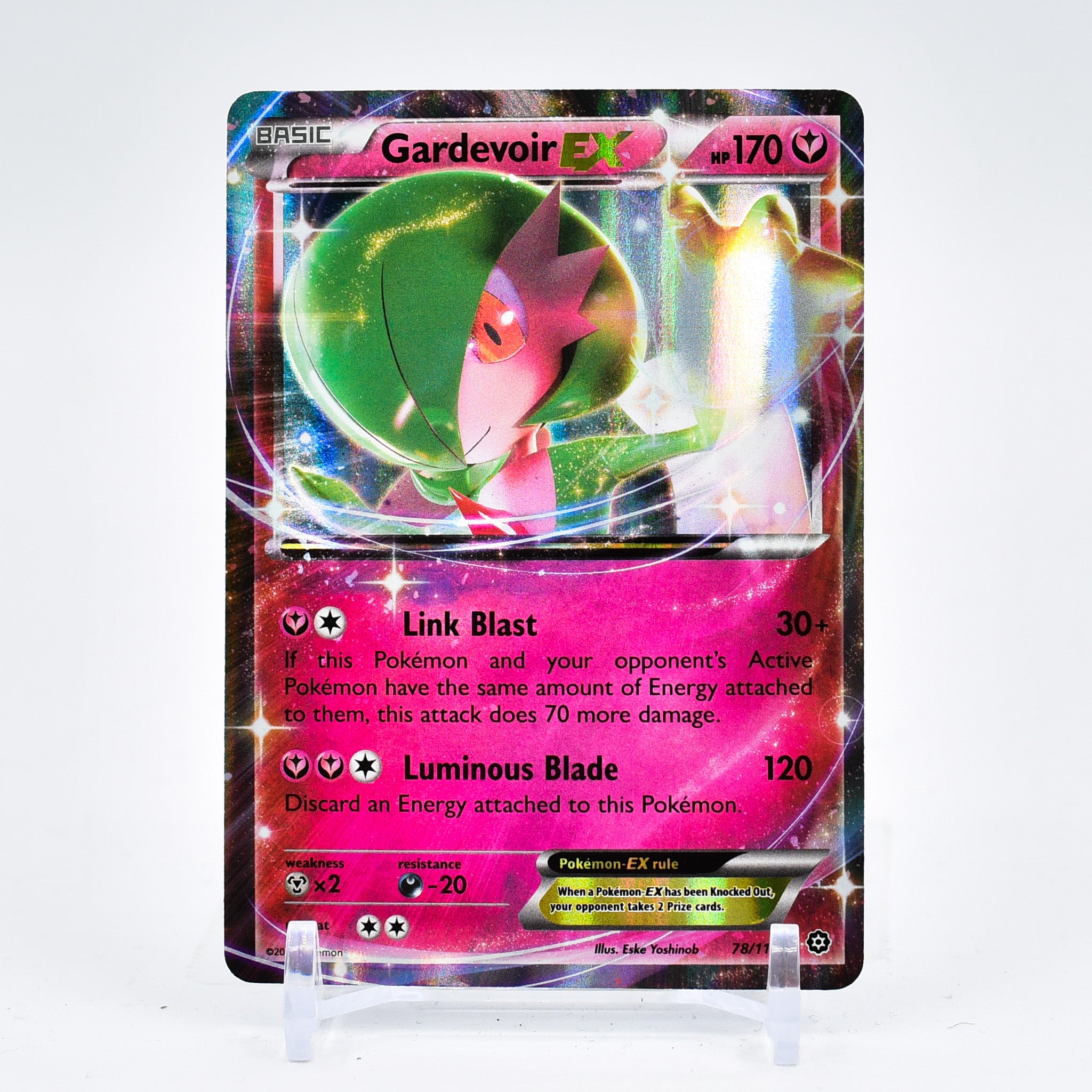 Gardevoir EX - 78/114 Steam Siege Ultra Rare Pokemon - NM/MINT