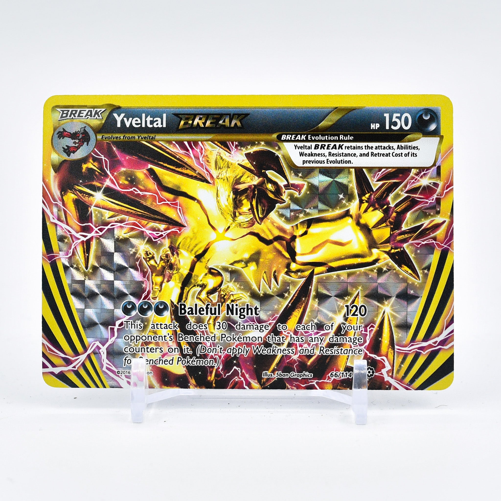 Yveltal BREAK - 66/114 Steam Siege Ultra Rare Pokemon - NM