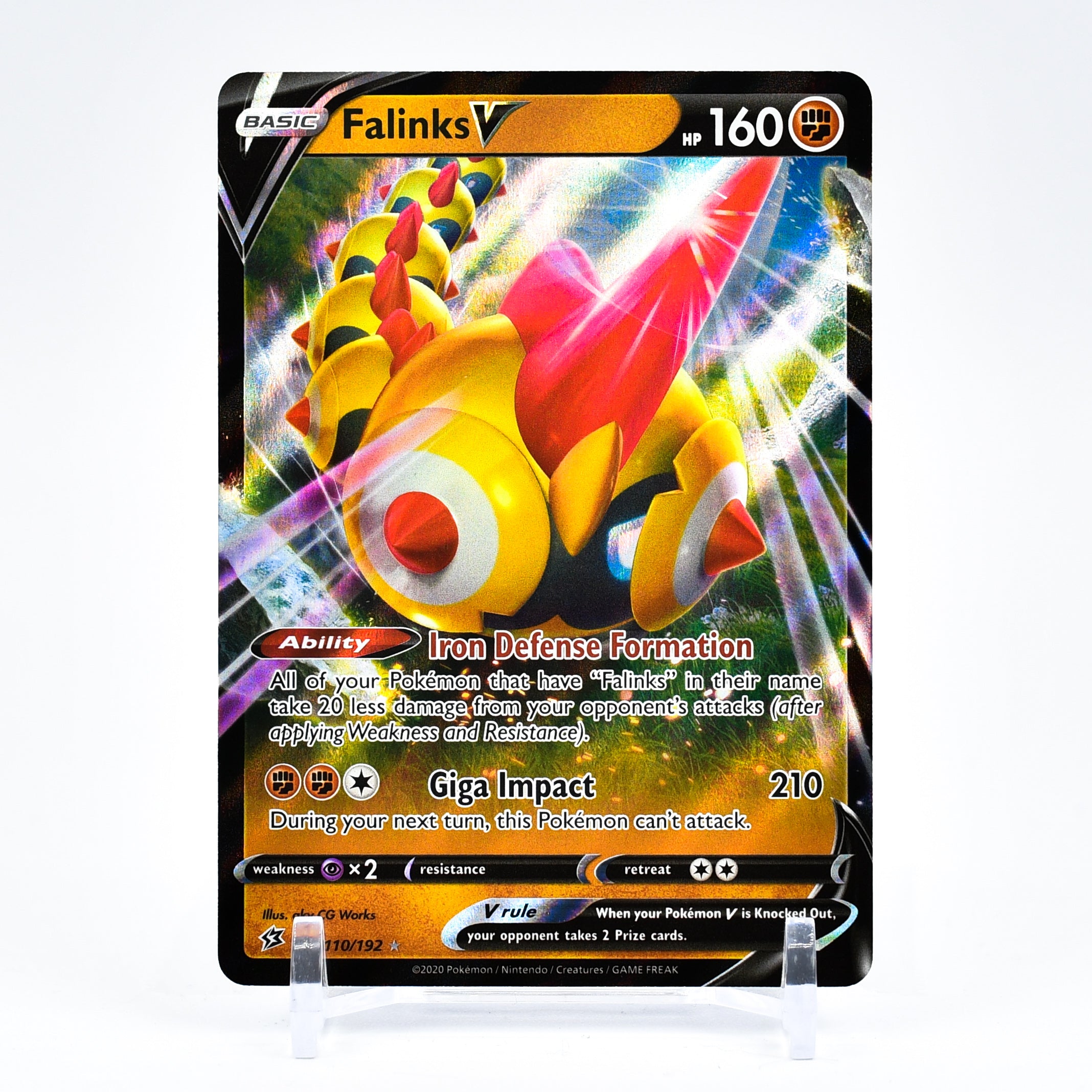 Falinks V - 110/192 Rebel Clash Ultra Rare Pokemon - NM/MINT