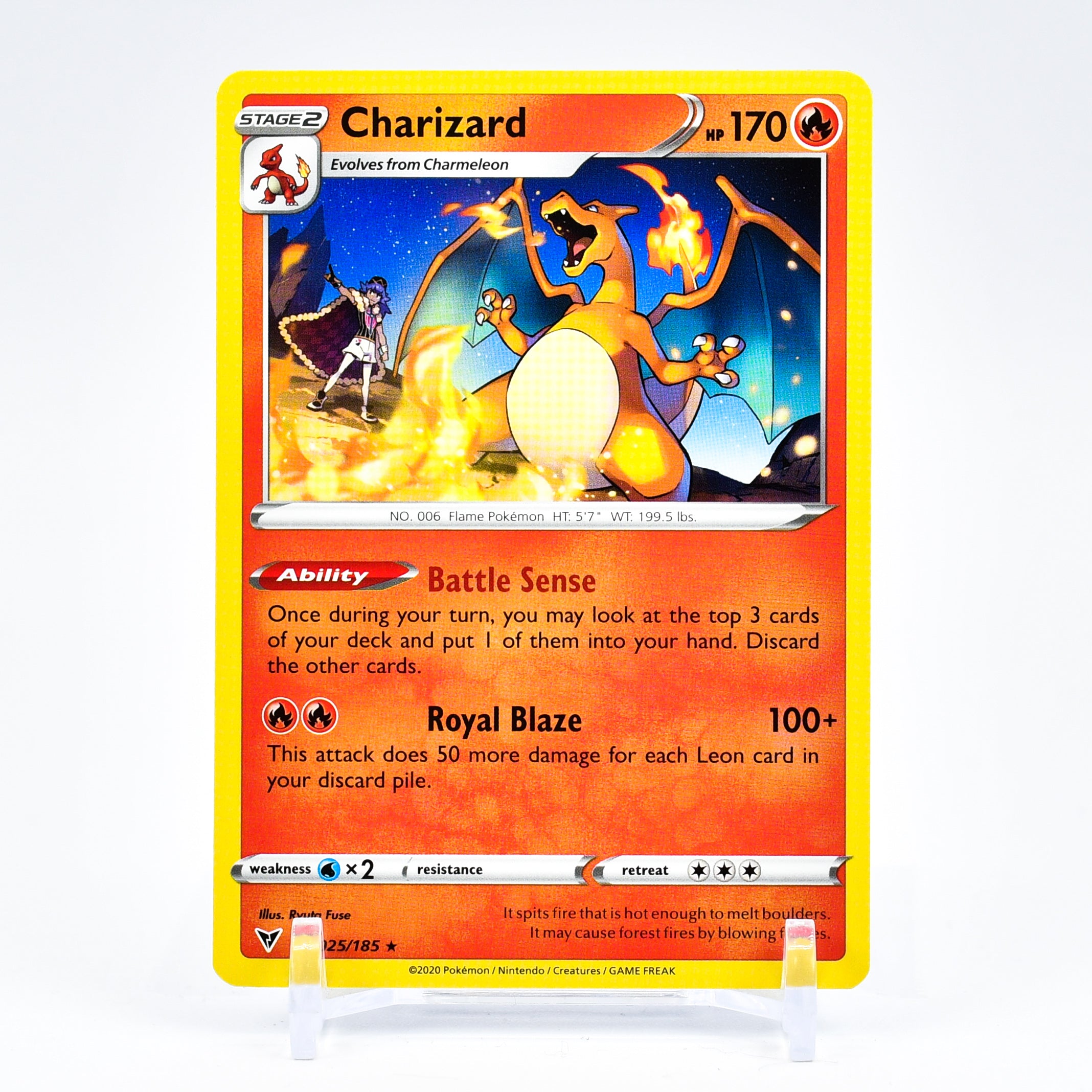 Charizard - 025/185 Vivid Voltage Rare Pokemon - NM/MINT