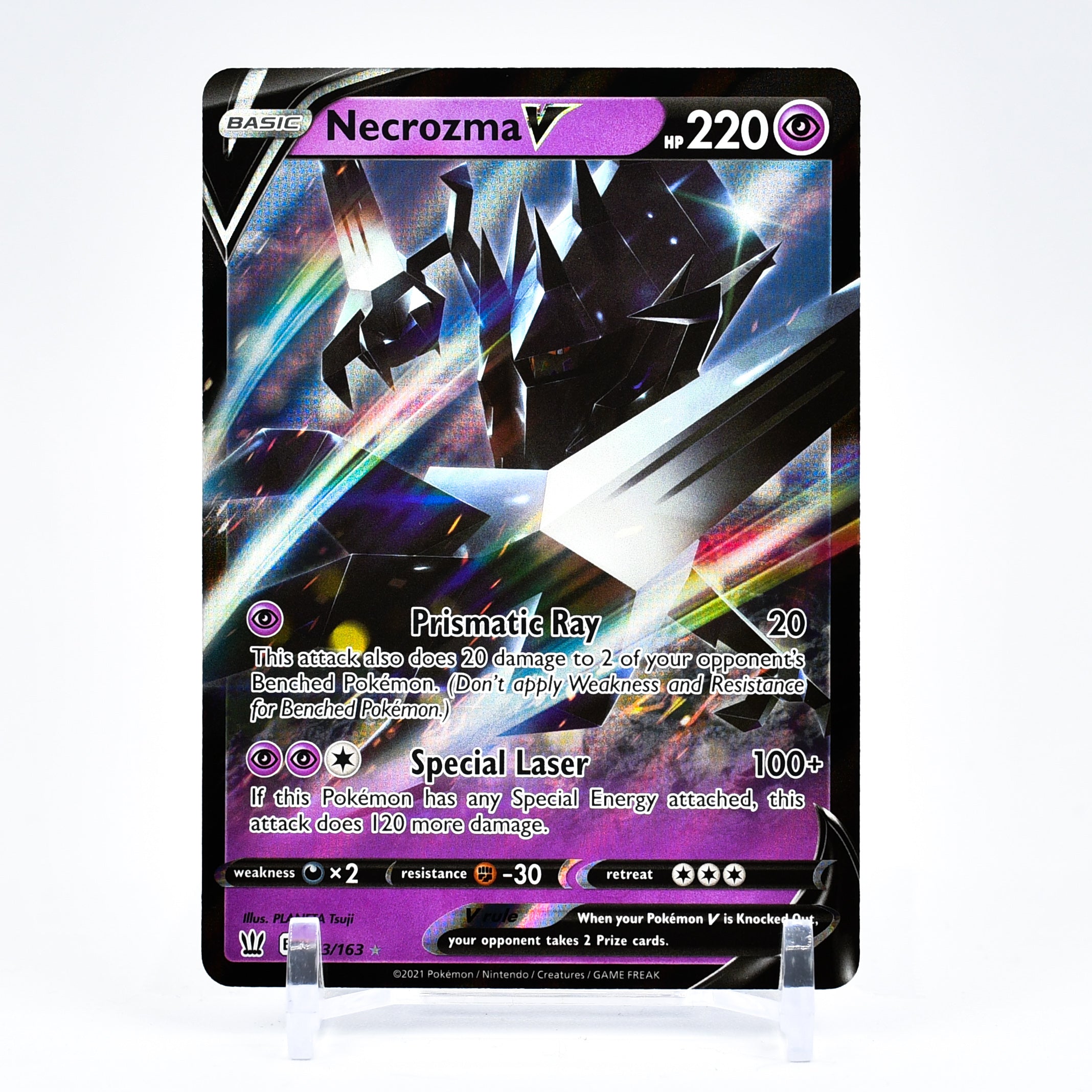 Necrozma V - 063/163 Battle Styles Ultra Rare Pokemon - NM/MINT