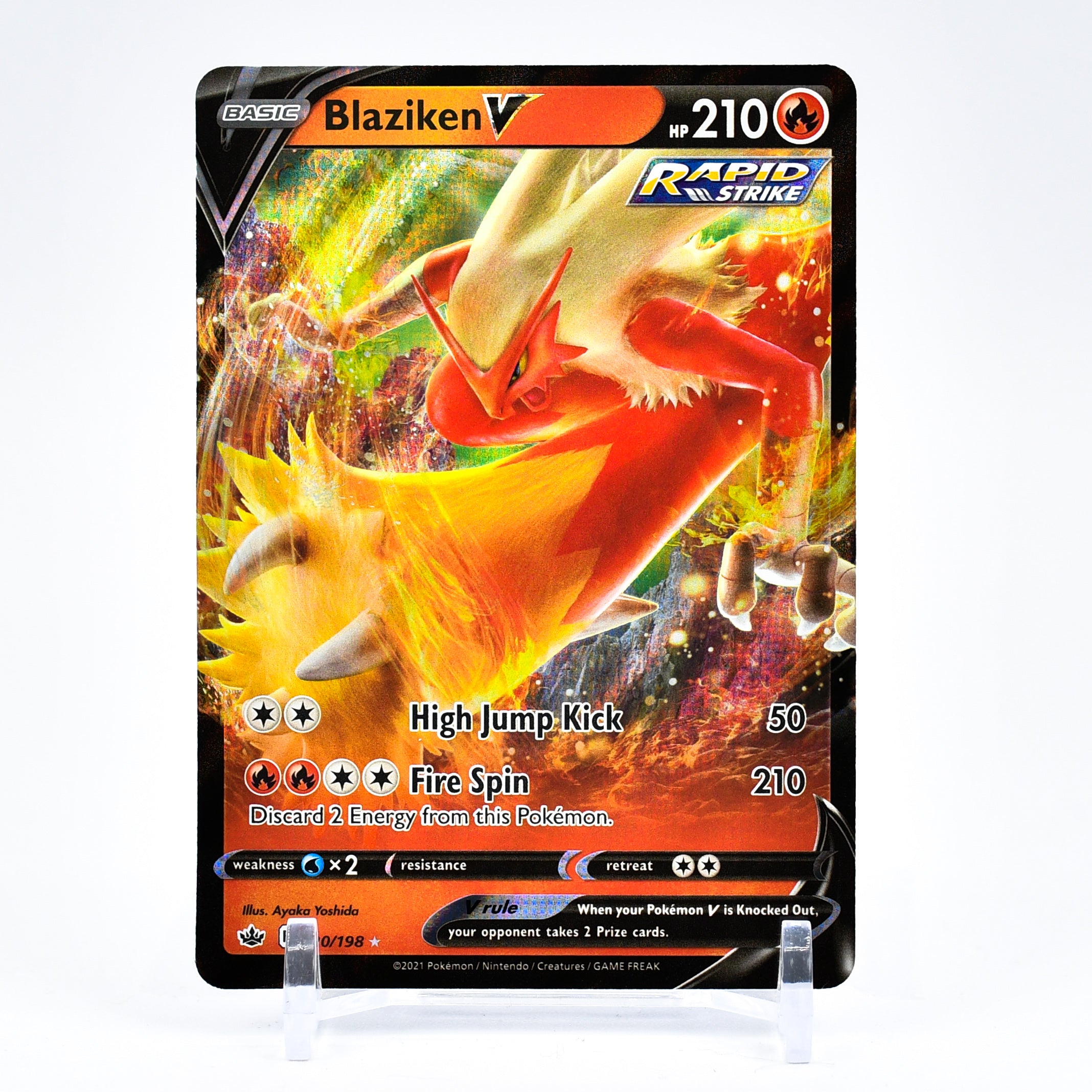 Blaziken V - 020/198 Chilling Reign Ultra Rare Pokemon - NM/MINT