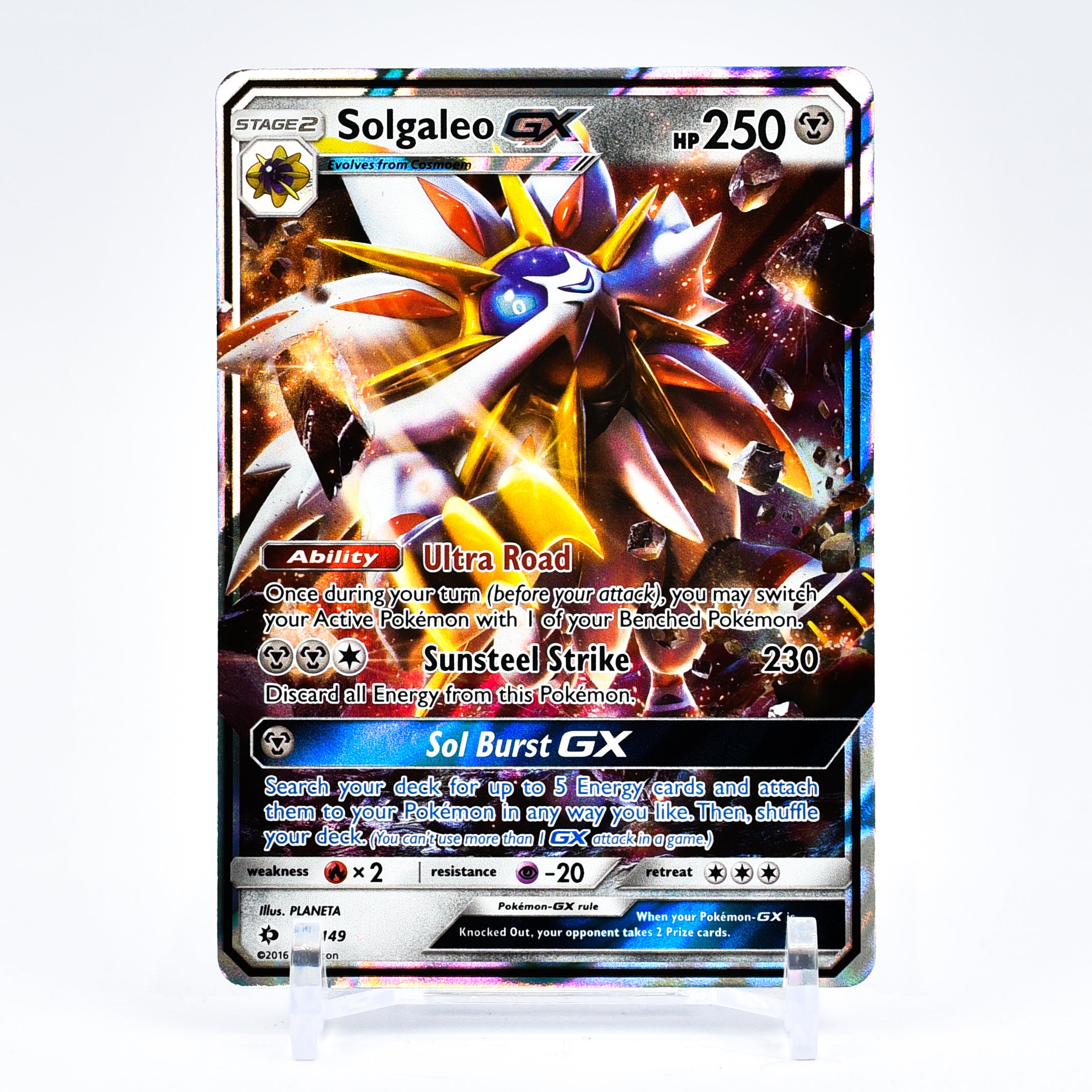 Solgaleo GX - 89/149 Sun & Moon Ultra Rare Pokemon - NM/MINT