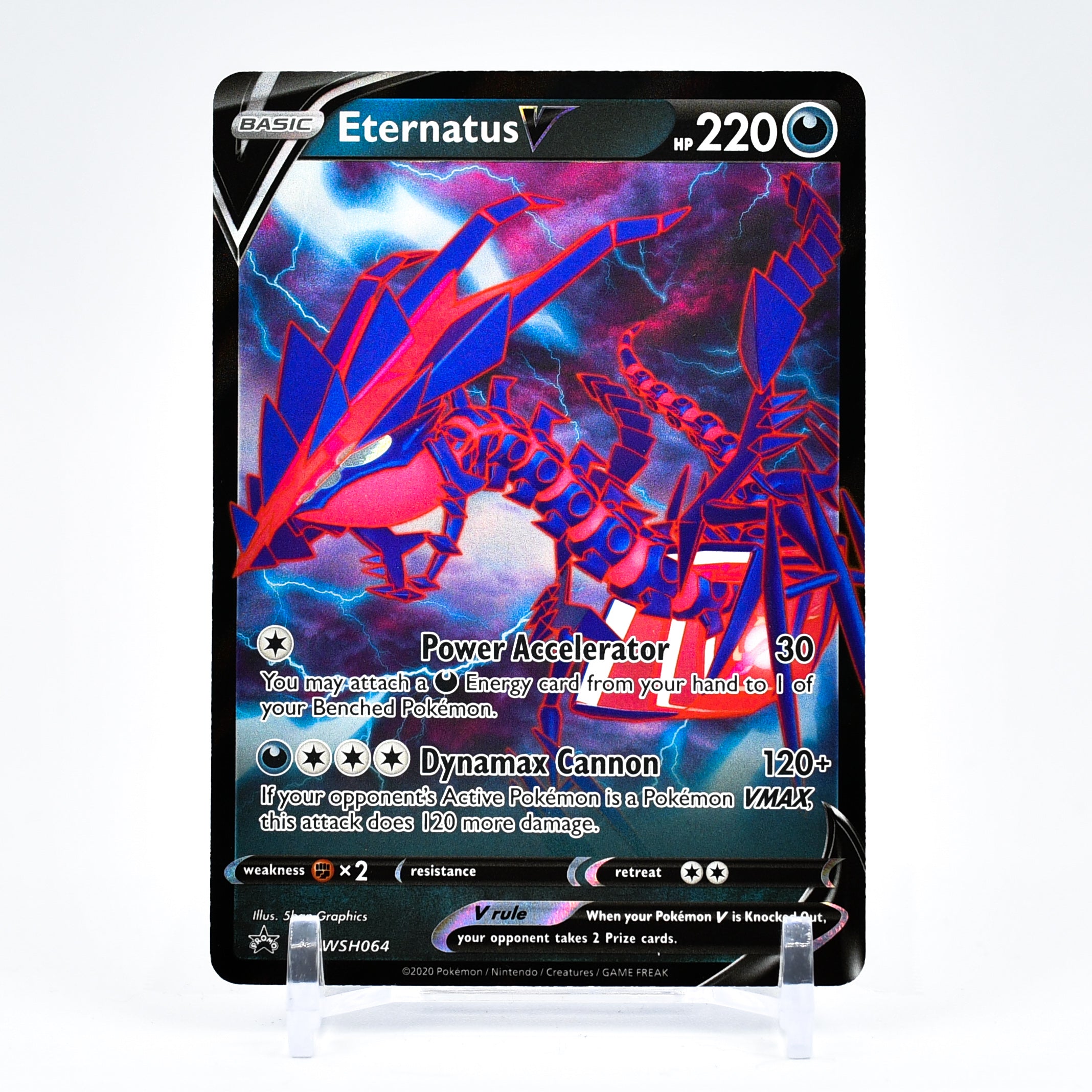 Eternatus V - SWSH064 Black Star Promo Ultra Rare Pokemon - NM/MINT