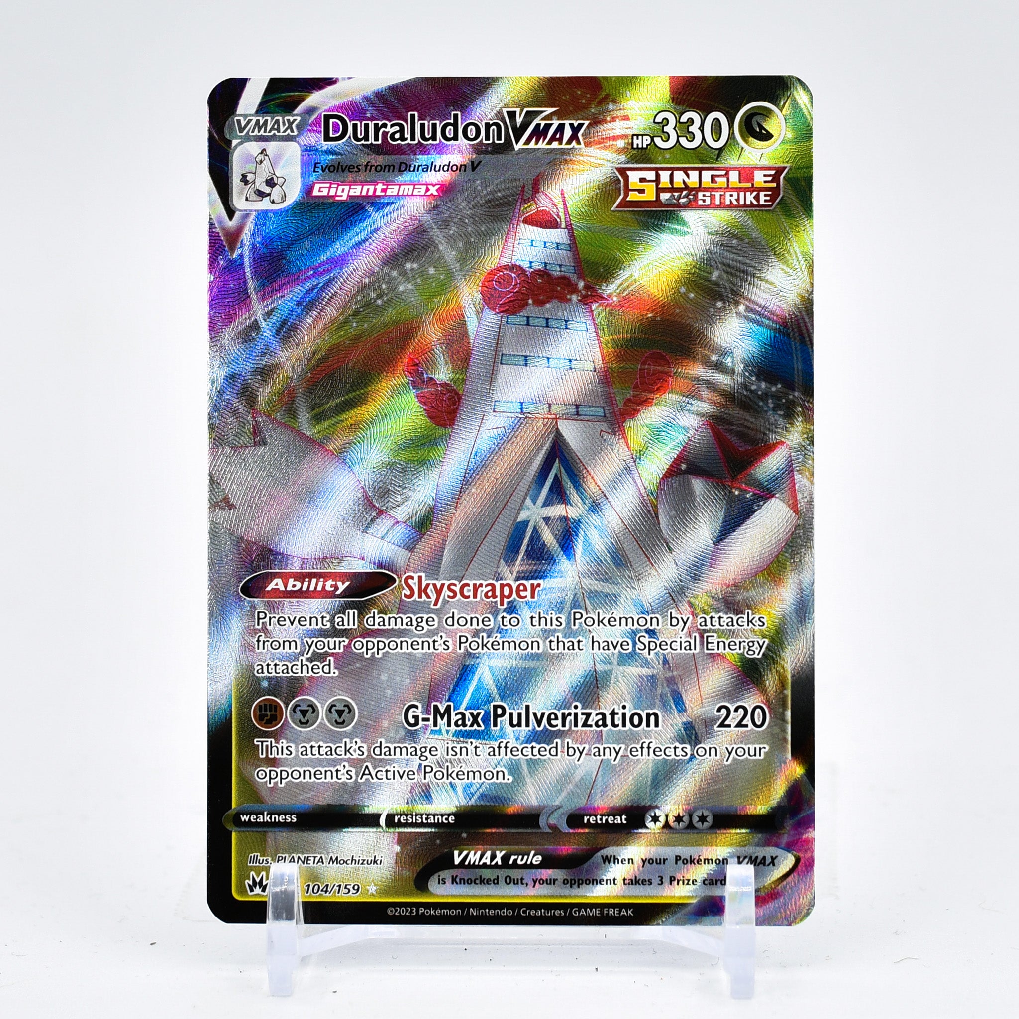 Duraludon Vmax - 104/159 Crown Zenith Ultra Rare Pokemon - NM/MINT