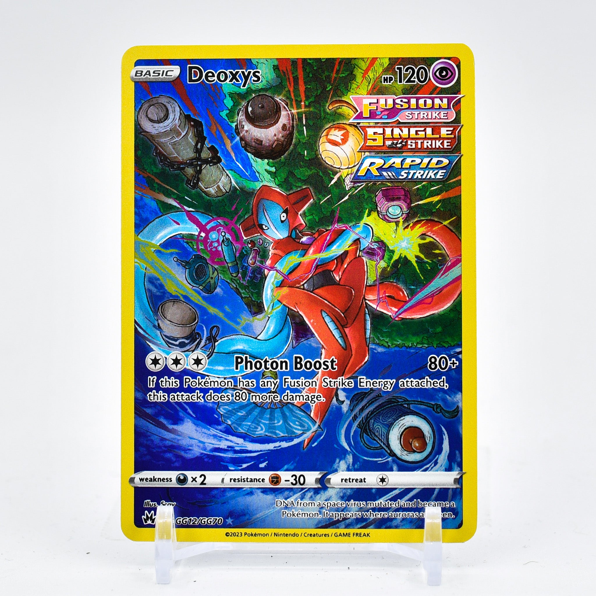 Deoxys - GG12/GG70 Crown Zenith GALARIAN GALLERY Pokemon - NM/MINT